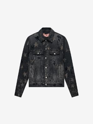 CHEMIST LEATHER STAR TRUCKER - ANTIQUE BLACK made by AMIRI