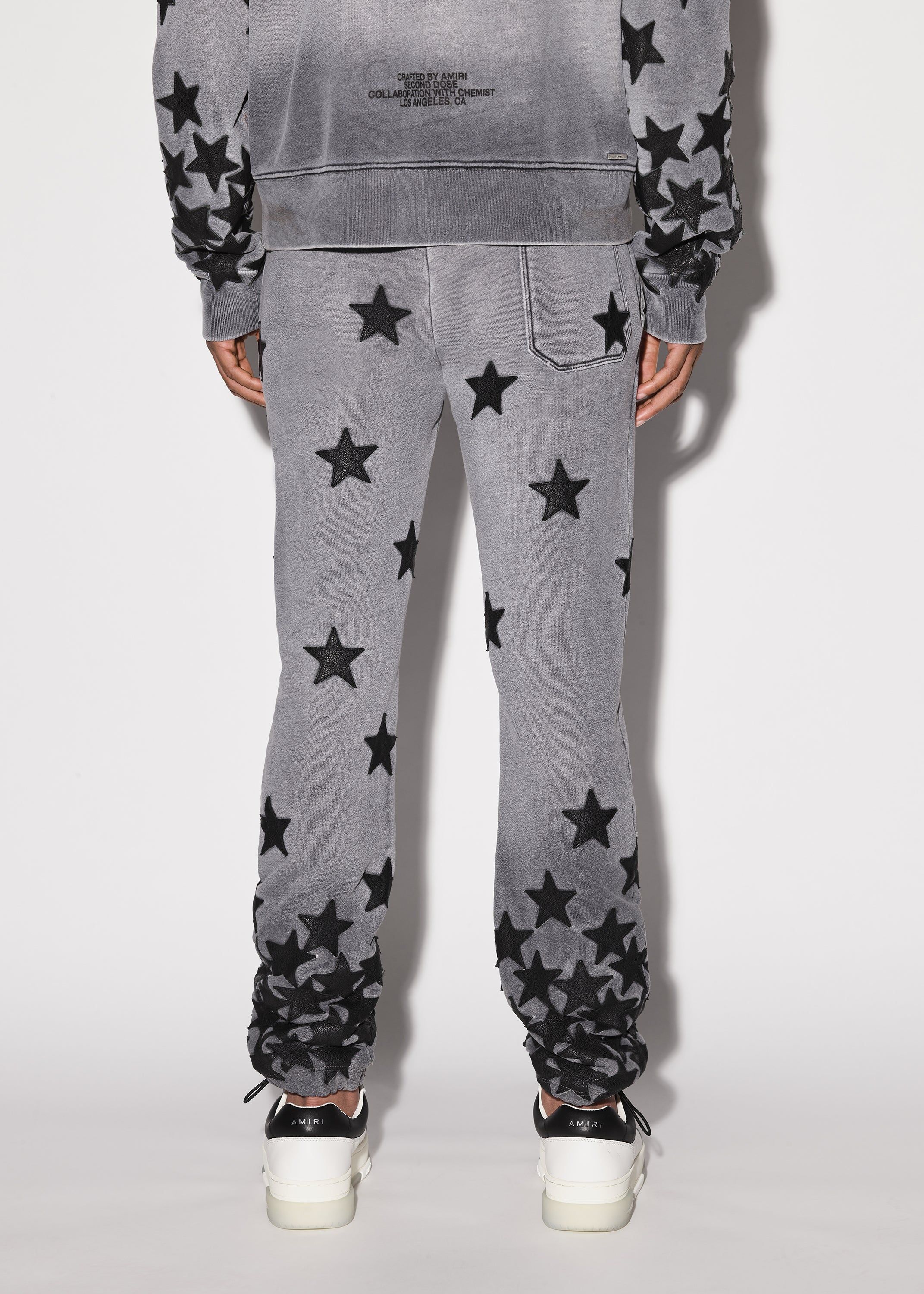 CHEMIST STAR SWEATPANTS - HEATHER GREY sold by AMIRI product image thumbnail 4