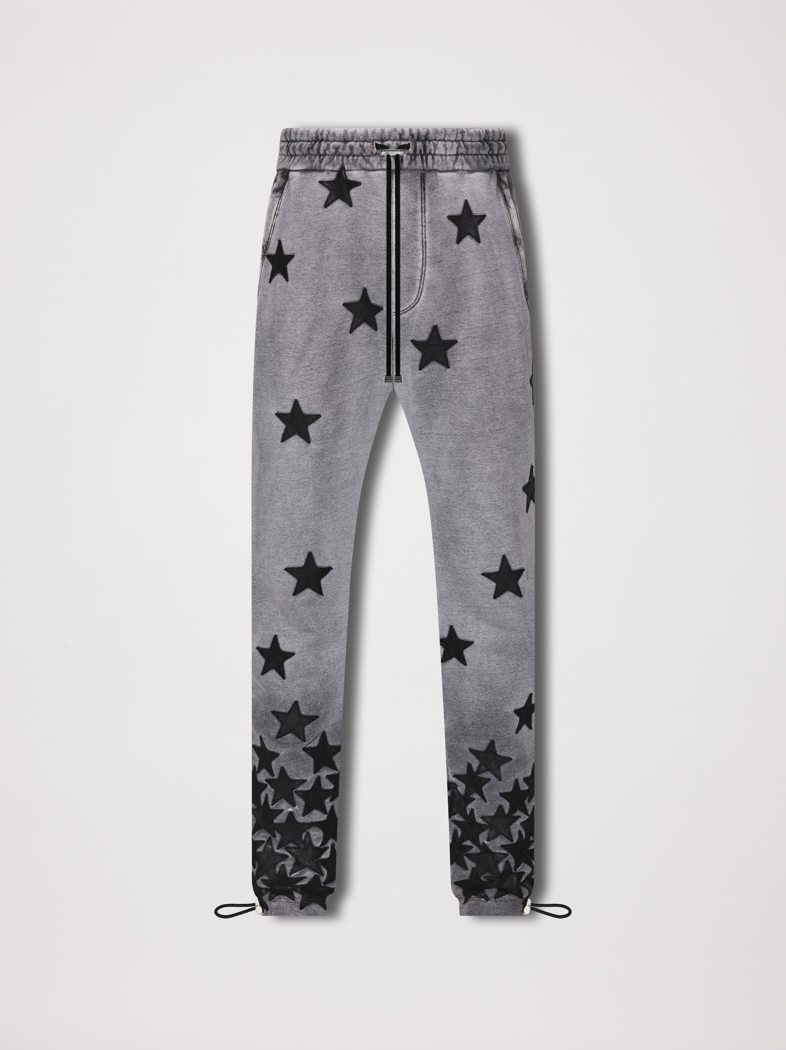 CHEMIST STAR SWEATPANTS - HEATHER GREY sold by AMIRI