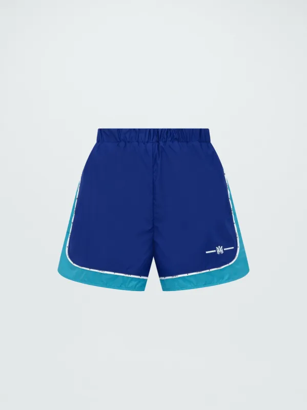 WOMEN - NYLON MA TRACK SHORT - BLUE made by AMIRI