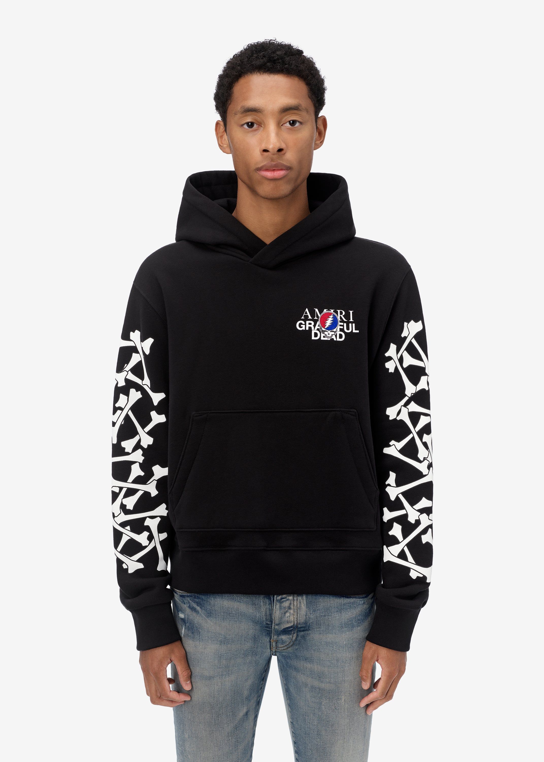 GRATEFUL DEAD BONES HOODIE - BLACK sold by AMIRI product image thumbnail 2