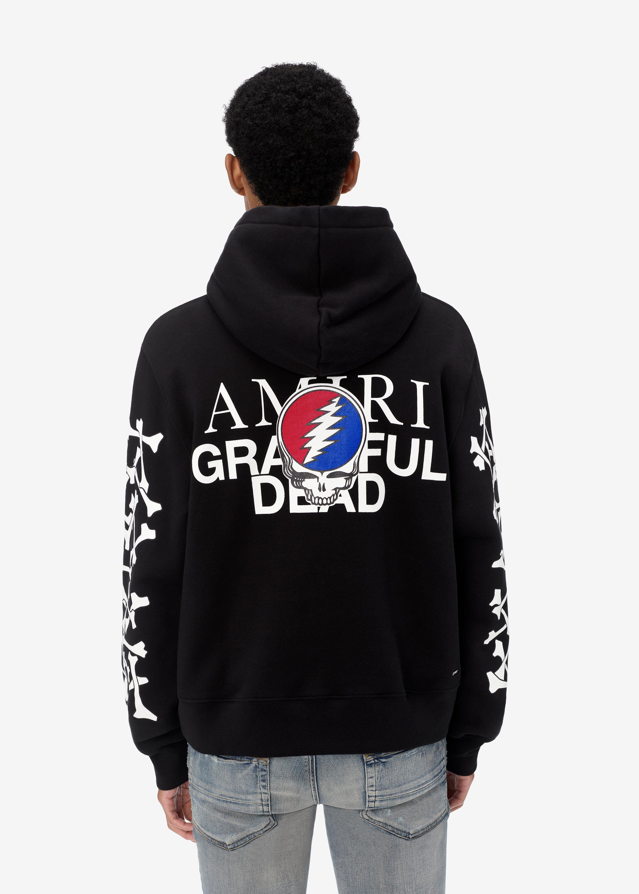 GRATEFUL DEAD BONES HOODIE - BLACK sold by AMIRI product image thumbnail 4