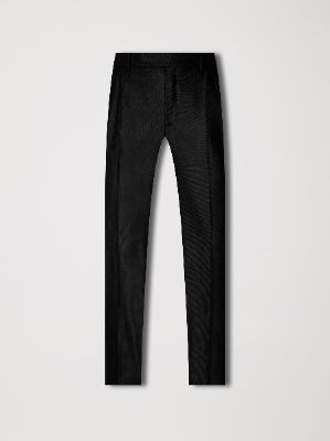 WOOL FLANNEL DBL PLEATED PANTS - BLACK sold by AMIRI