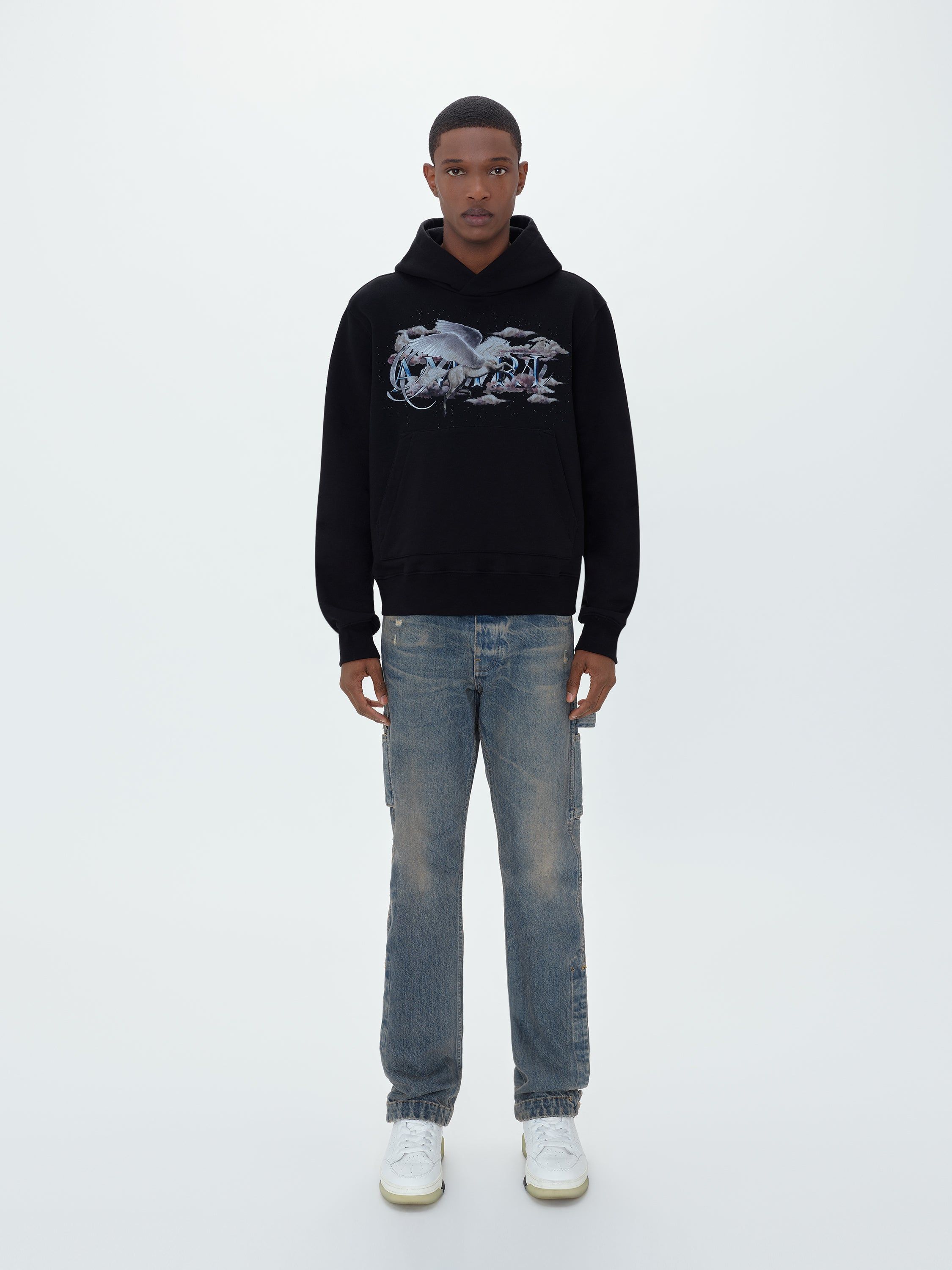 PEGASUS SCRIPT HOODIE - BLACK sold by AMIRI product image thumbnail 2