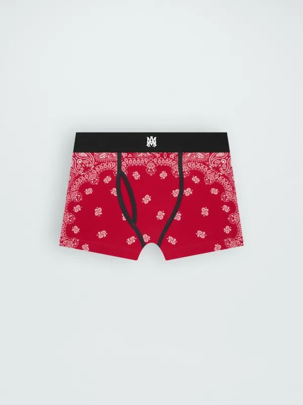 BANDANA BRIEFS - RED made by AMIRI