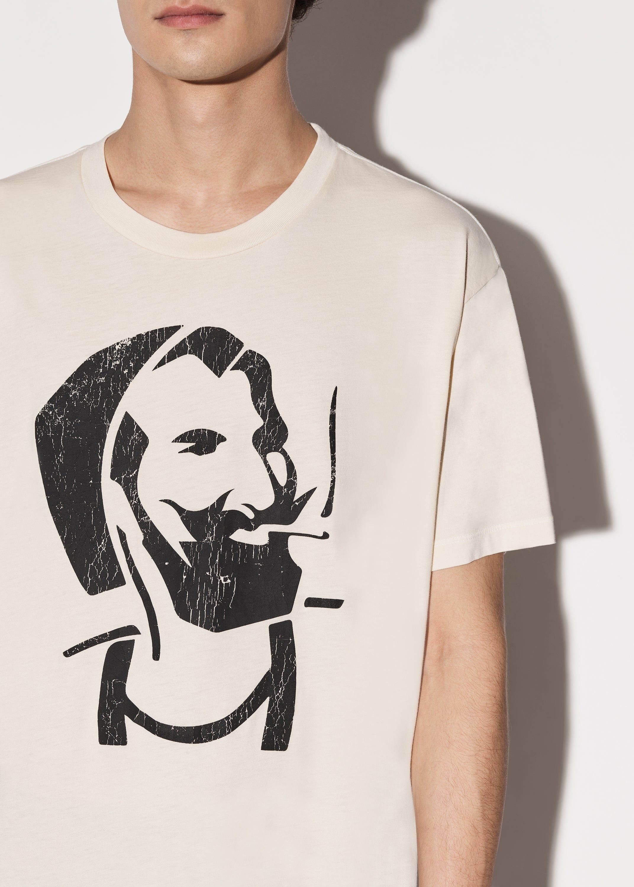 ZIG-ZAG CRACKLE TEE - ALABASTER sold by AMIRI product image thumbnail 5