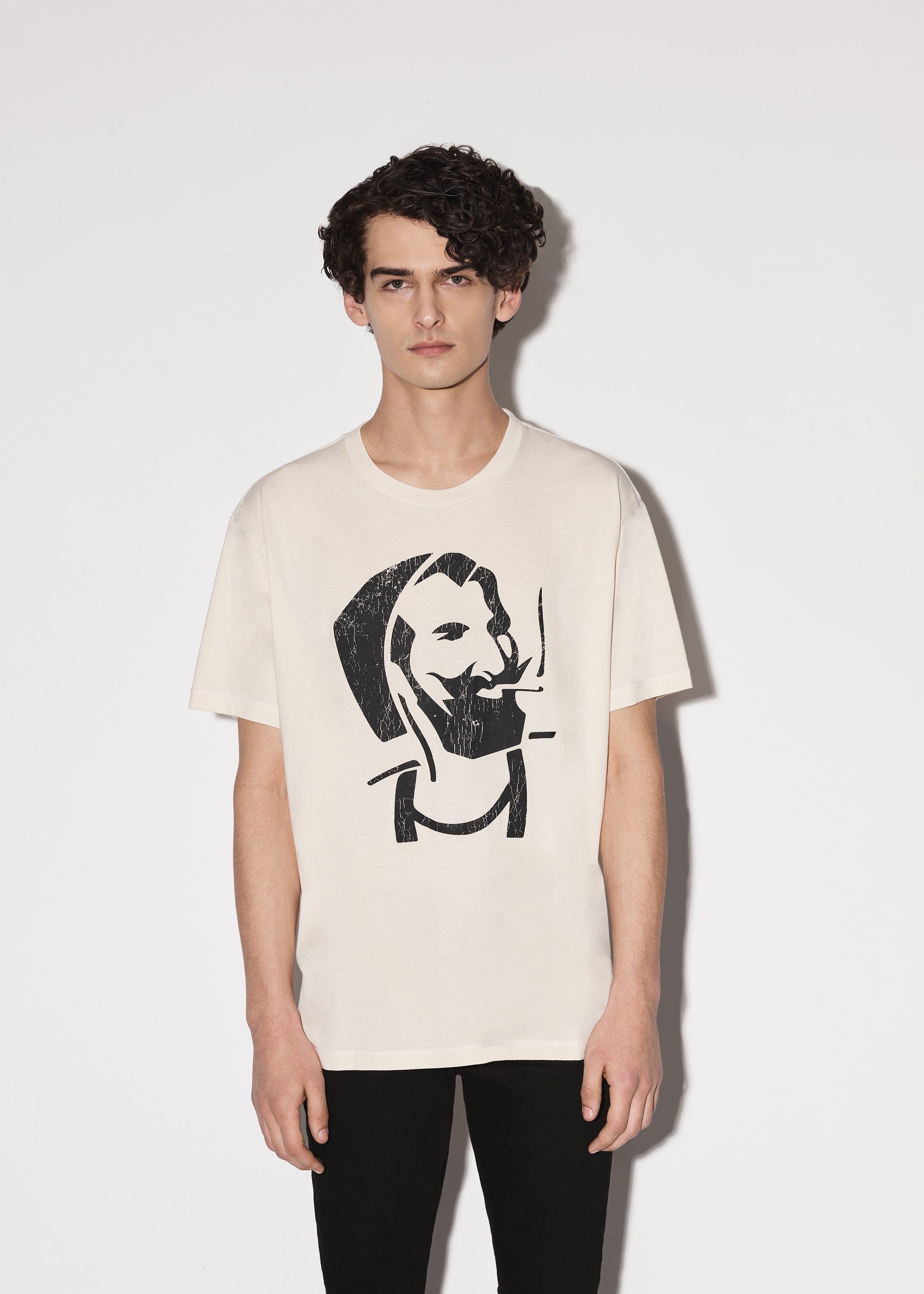 ZIG-ZAG CRACKLE TEE - ALABASTER sold by AMIRI product image thumbnail 2