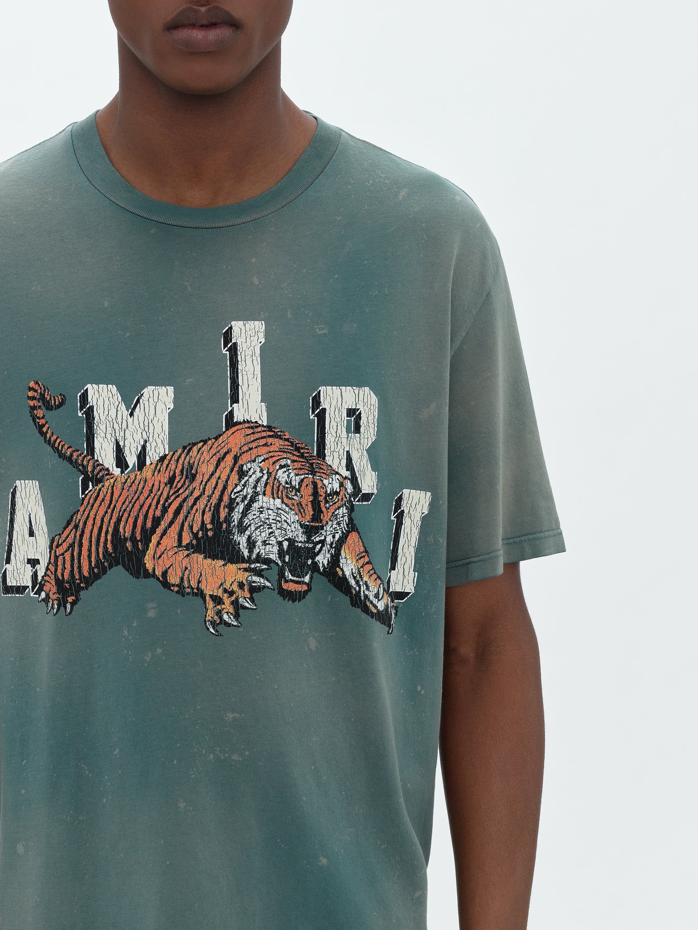 VINTAGE TIGER TEE - GREEN sold by AMIRI product image thumbnail 5