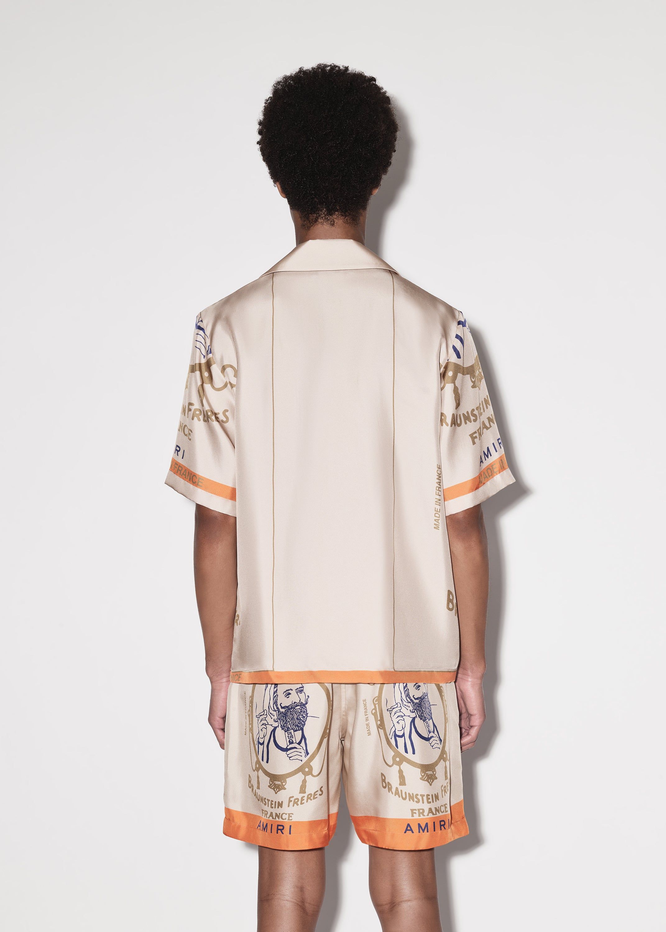 ZIG-ZAG SILK SHIRT - ALABASTER sold by AMIRI product image thumbnail 5