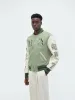 MA ANGEL VARSITY JACKET - Mineral Green sold by AMIRI