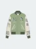 MA ANGEL VARSITY JACKET - Mineral Green sold by AMIRI