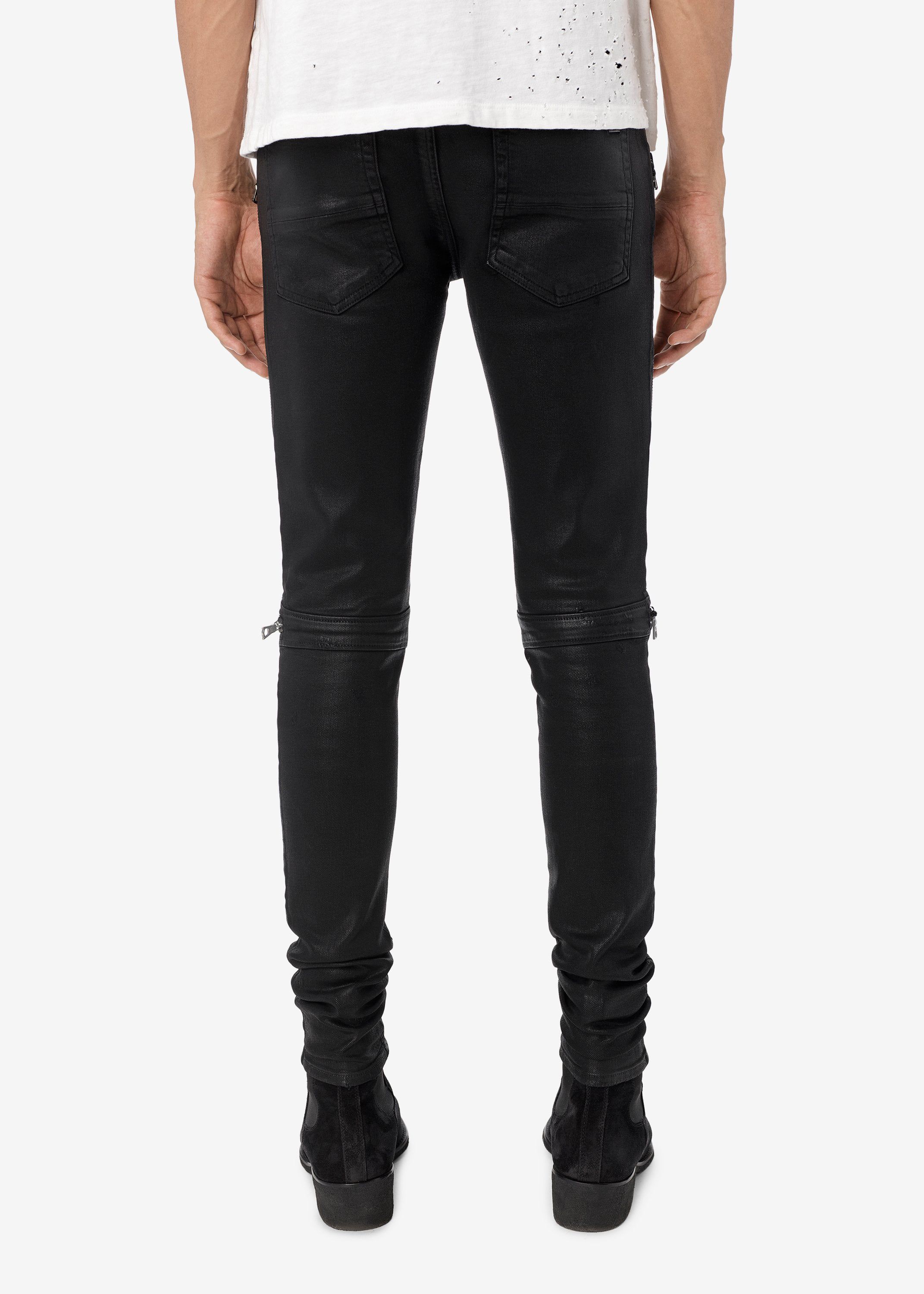 MX2 BLACK WAXED JEAN - Black Wax sold by AMIRI product image thumbnail 4