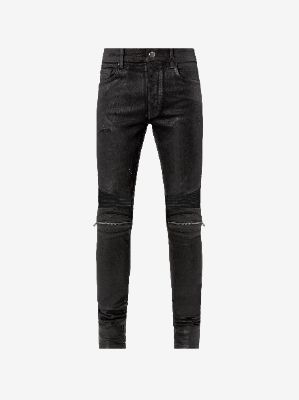 MX2 BLACK WAXED JEAN - Black Wax sold by AMIRI