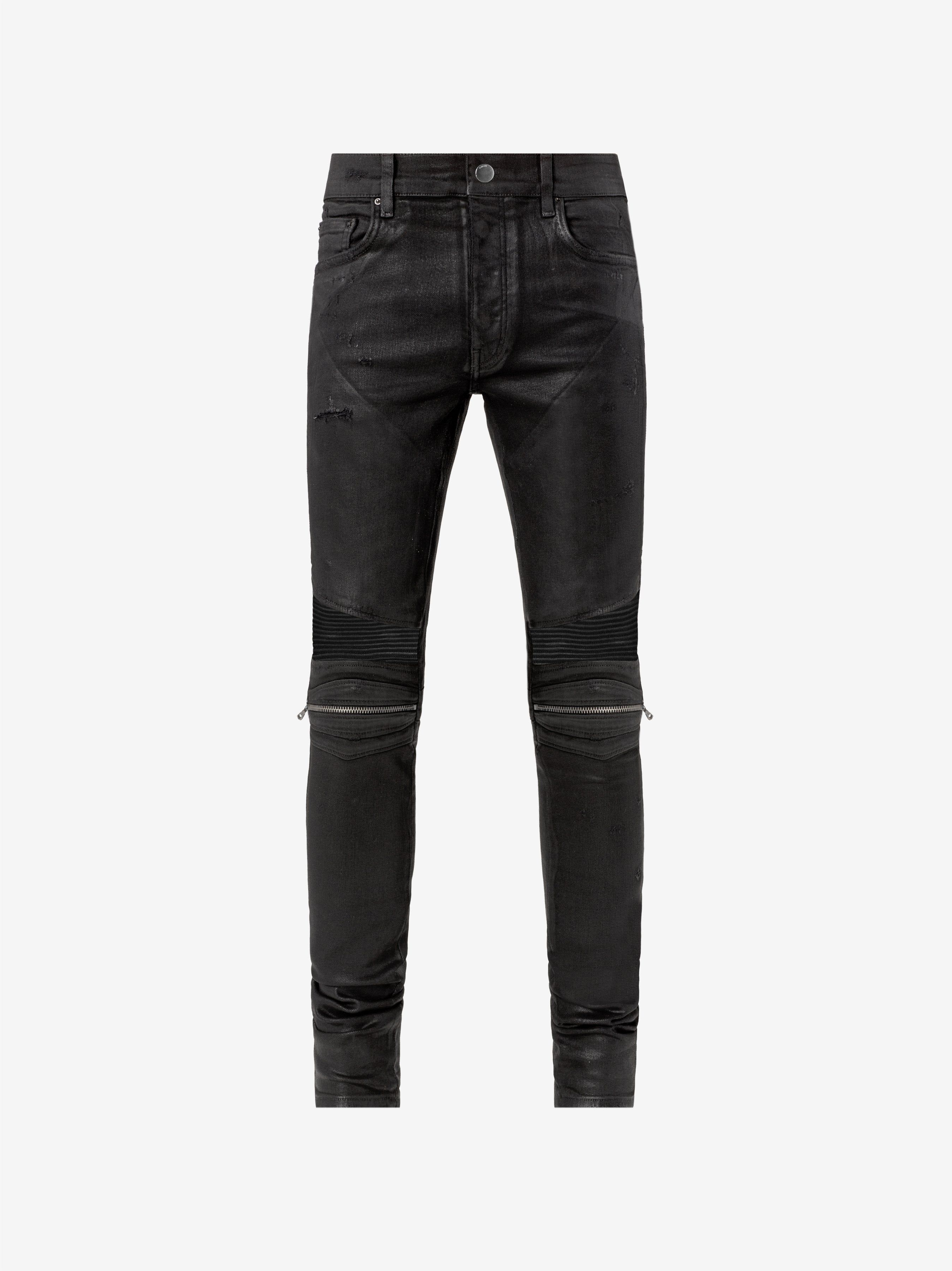 MX2 BLACK WAXED JEAN - Black Wax sold by AMIRI