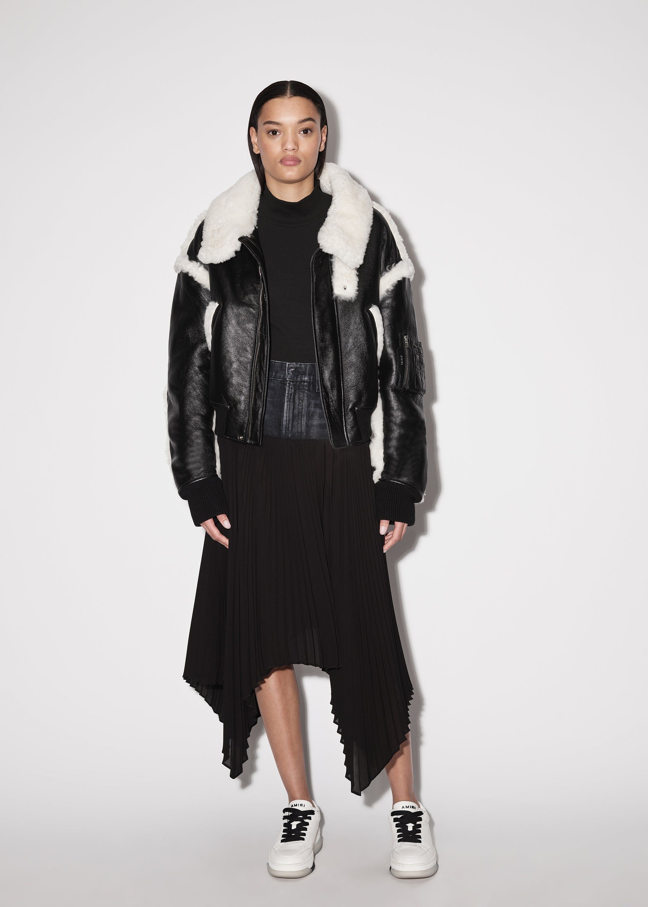 WOMEN - BOMBER - BLACK sold by AMIRI product image thumbnail 2