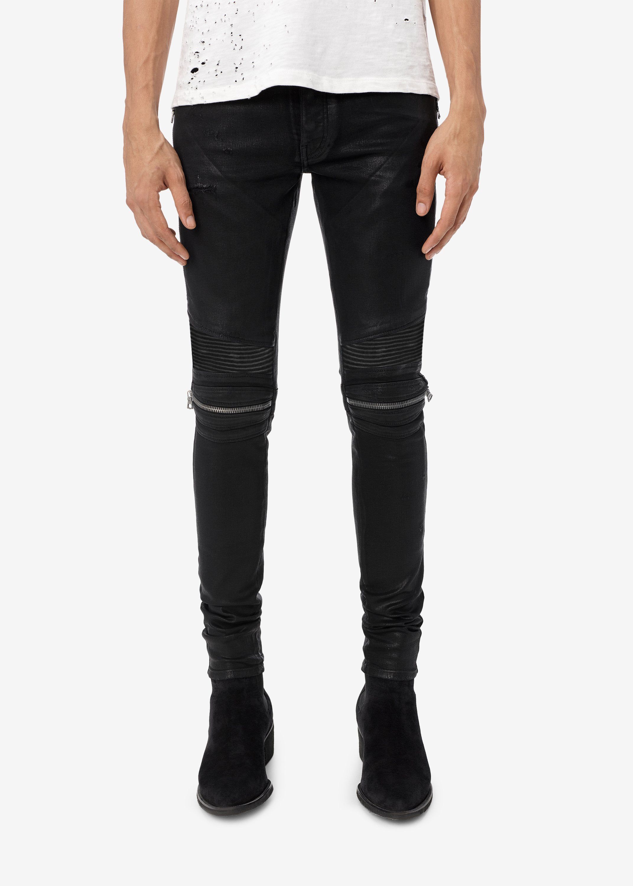 MX2 BLACK WAXED JEAN - Black Wax sold by AMIRI product image thumbnail 2