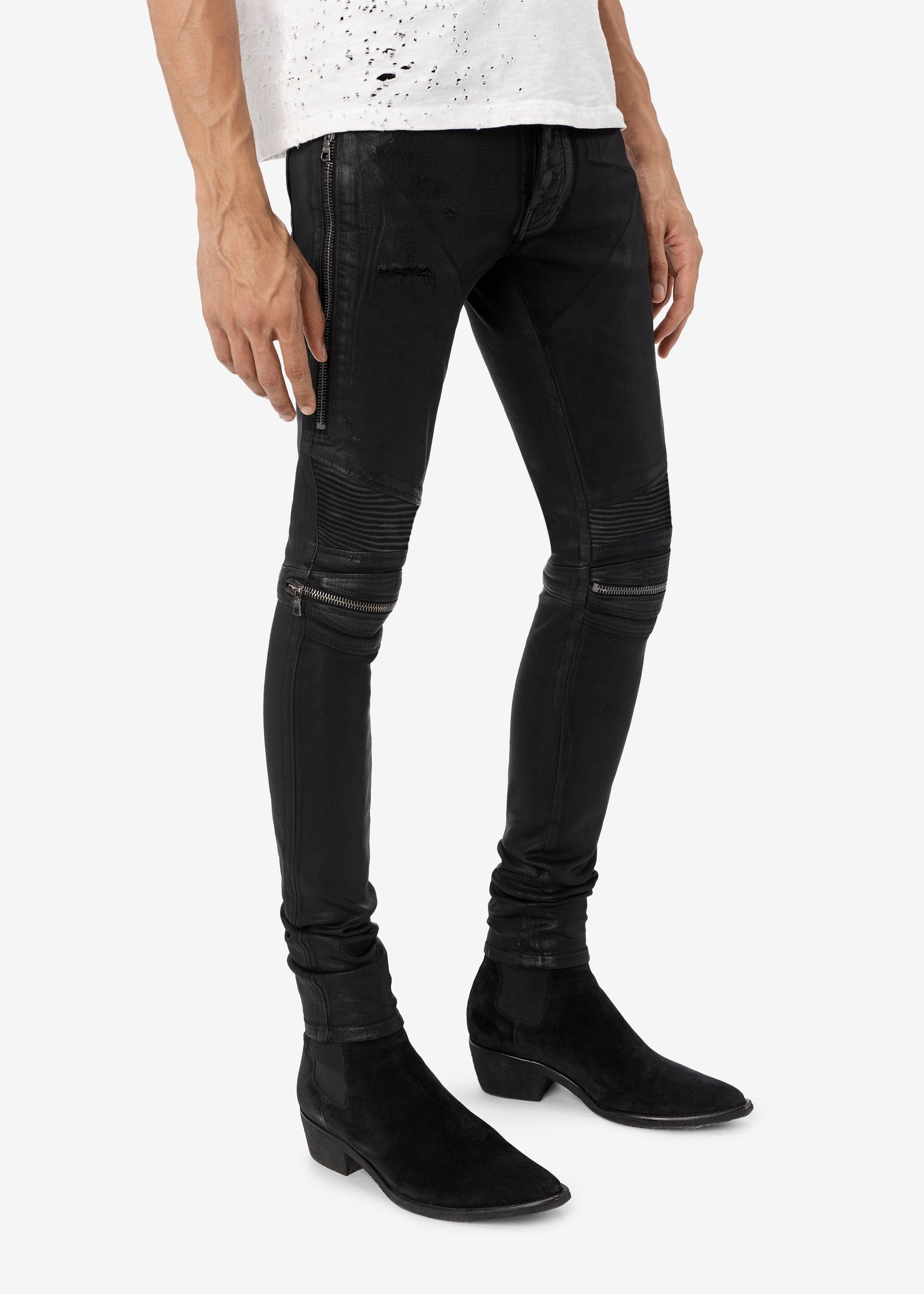 MX2 BLACK WAXED JEAN - Black Wax sold by AMIRI product image thumbnail 3