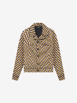 LONG SLEEVE PAJAMA JACKET - BROWN sold by AMIRI