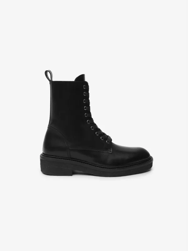 COMBAT CREPE SOLE BOOT - BLACK / BLACK made by AMIRI