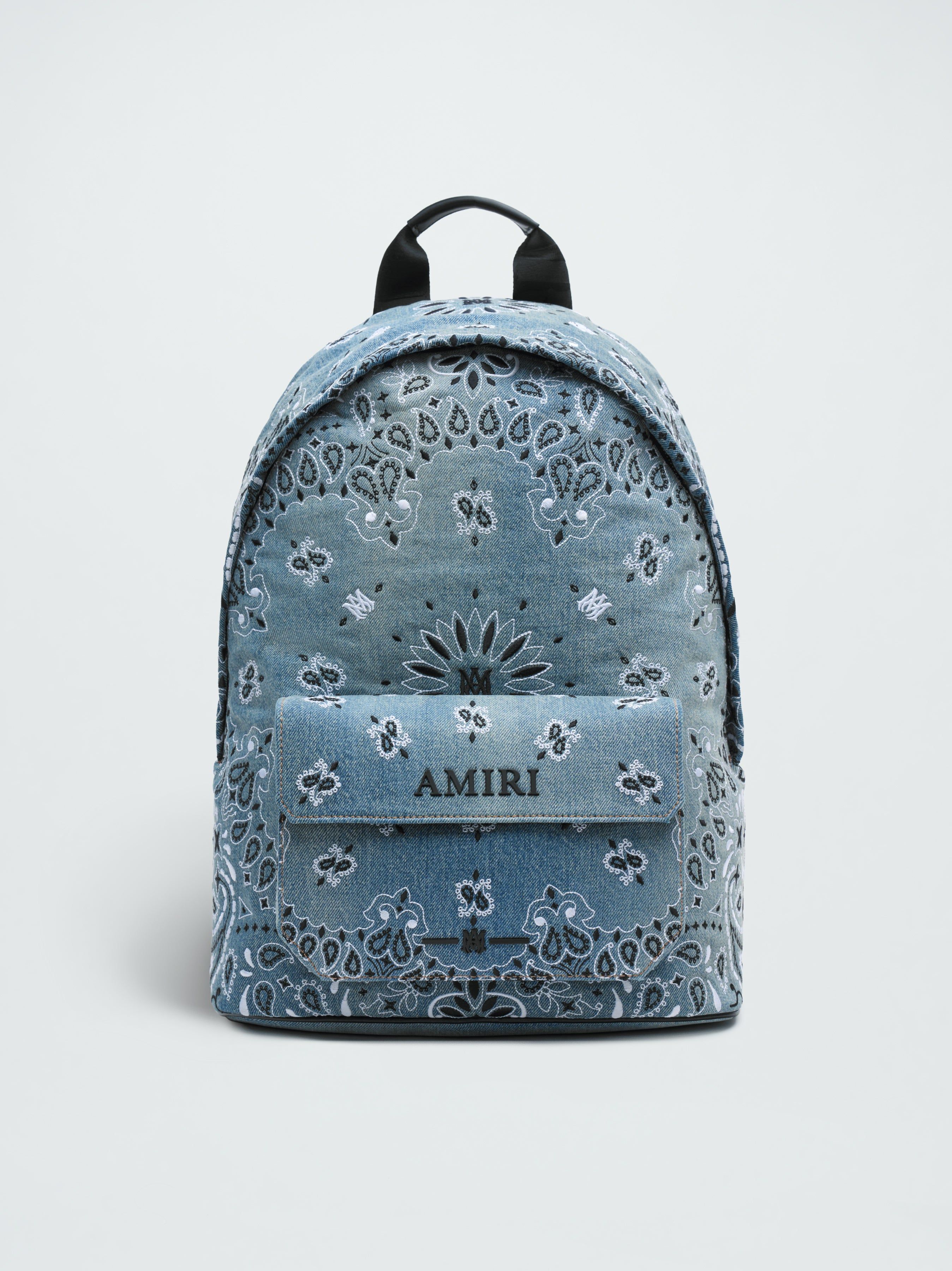 BANDANA DENIM BACKPACK - CLAY_INDIGO sold by AMIRI
