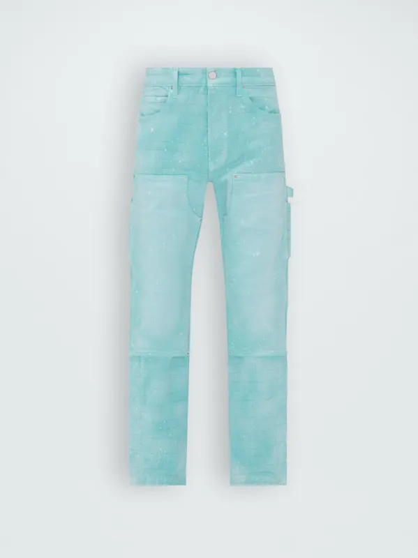 AMIRI JACQUARD CARPENTER - AQUA sold by AMIRI