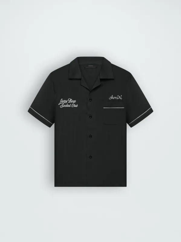 AMIRI HOTEL BOWLING SHIRT - BLACK sold by AMIRI