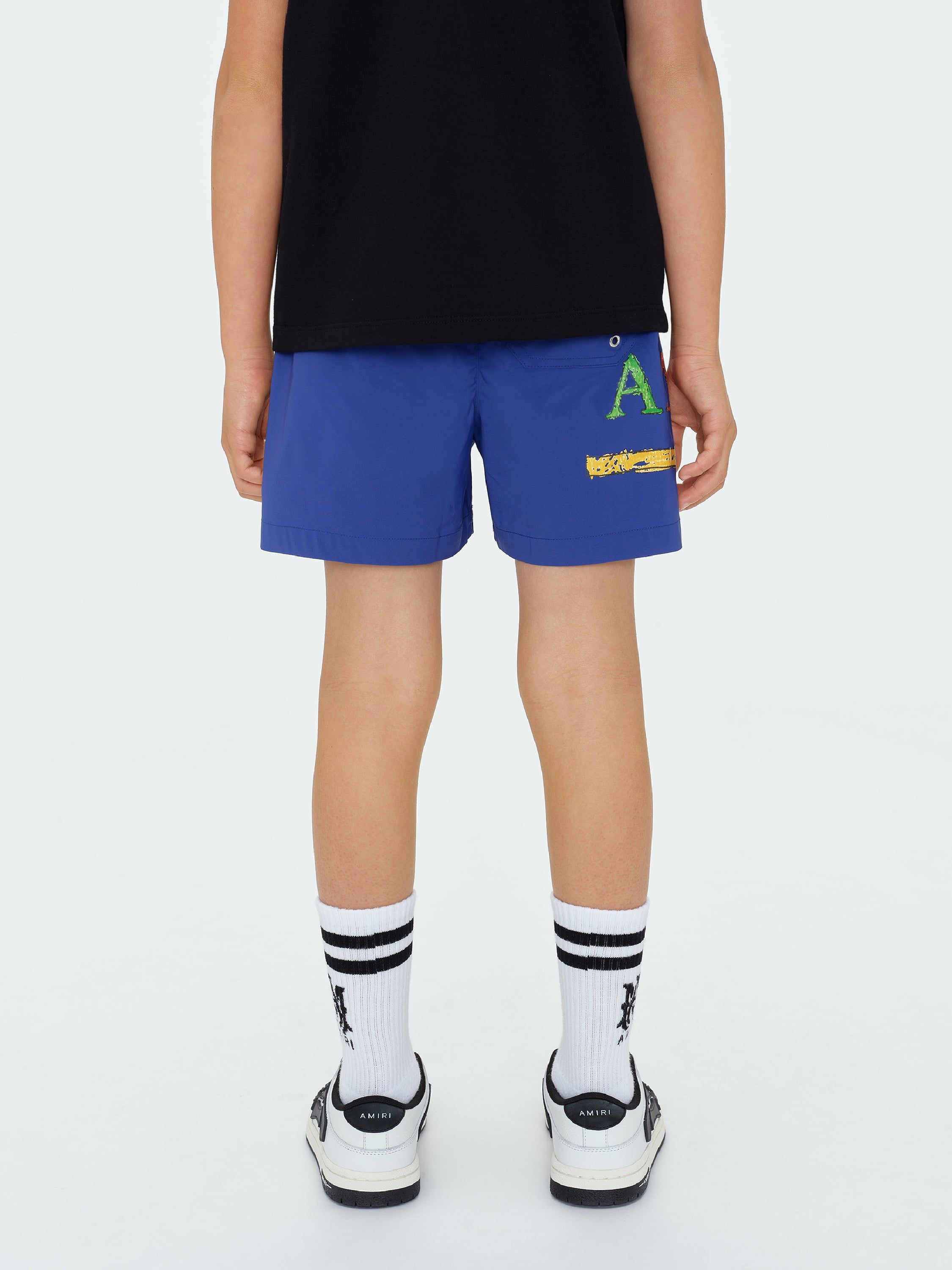 KIDS - RAINBOW MA BAR SWIM TRUNK - BLUE sold by AMIRI product image thumbnail 5