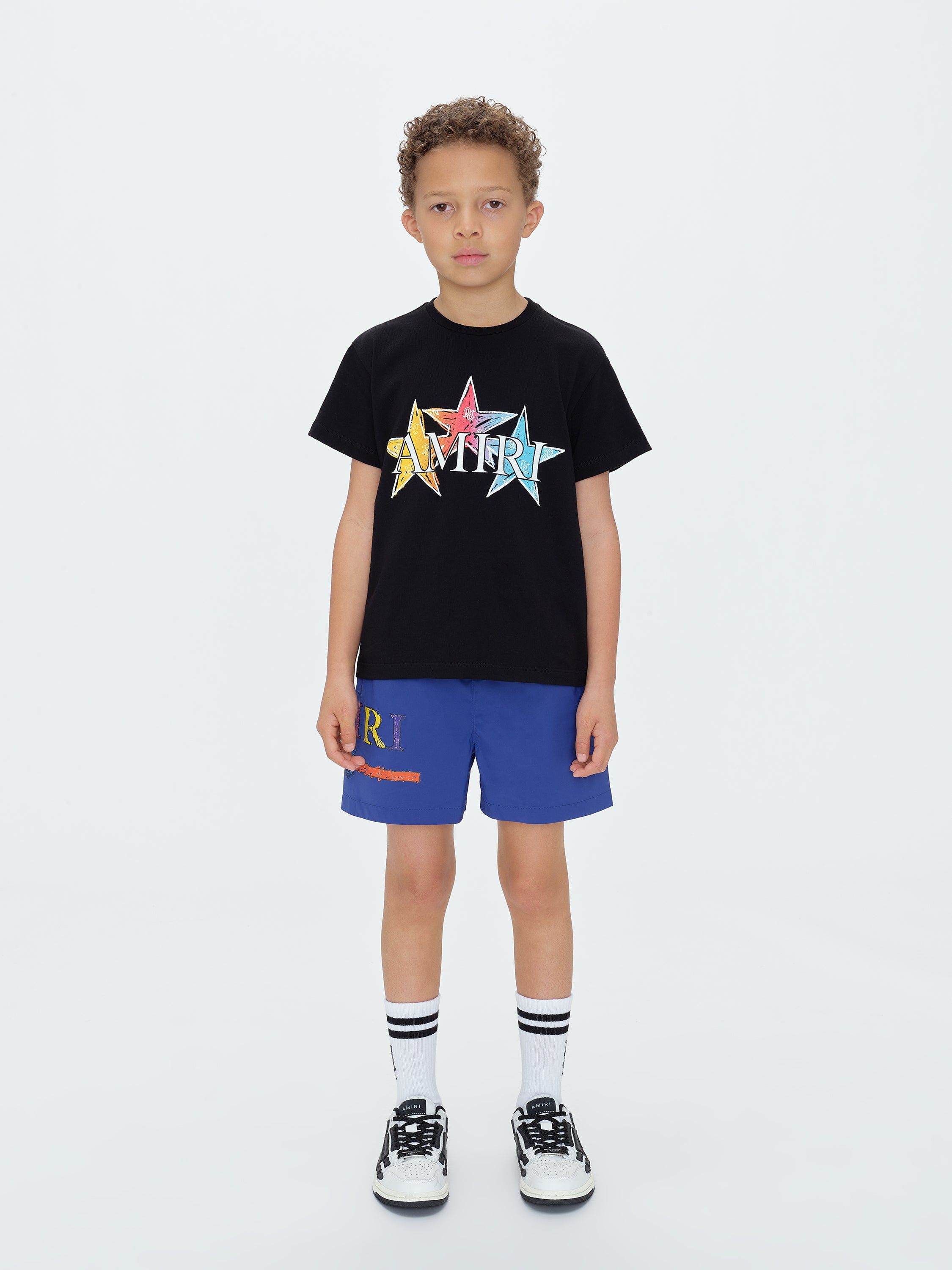 KIDS - RAINBOW MA BAR SWIM TRUNK - BLUE sold by AMIRI product image thumbnail 2