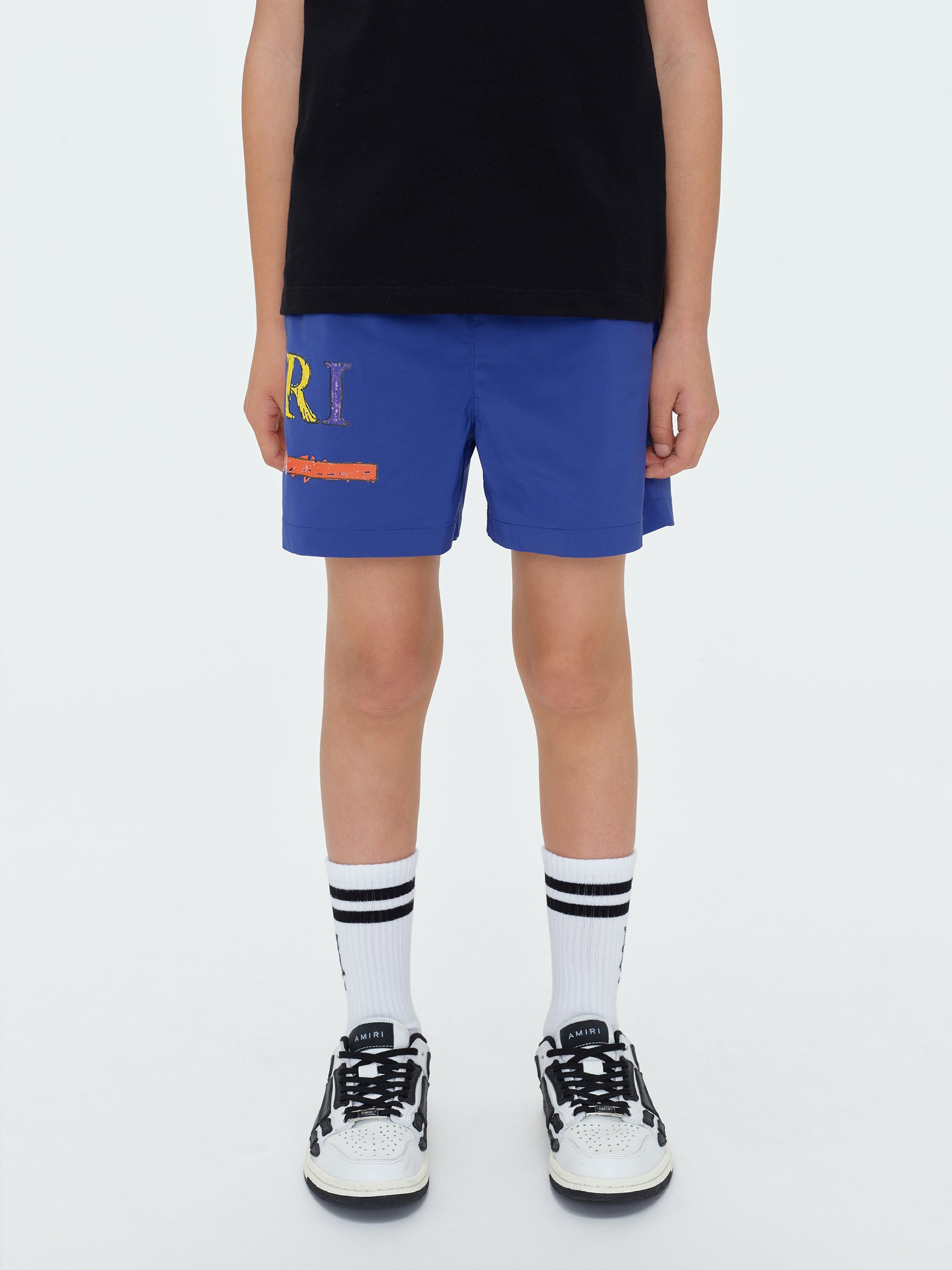 KIDS - RAINBOW MA BAR SWIM TRUNK - BLUE sold by AMIRI product image thumbnail 3