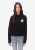 WOMEN - PAISLEY STAR HOODIE - BLACK sold by AMIRI