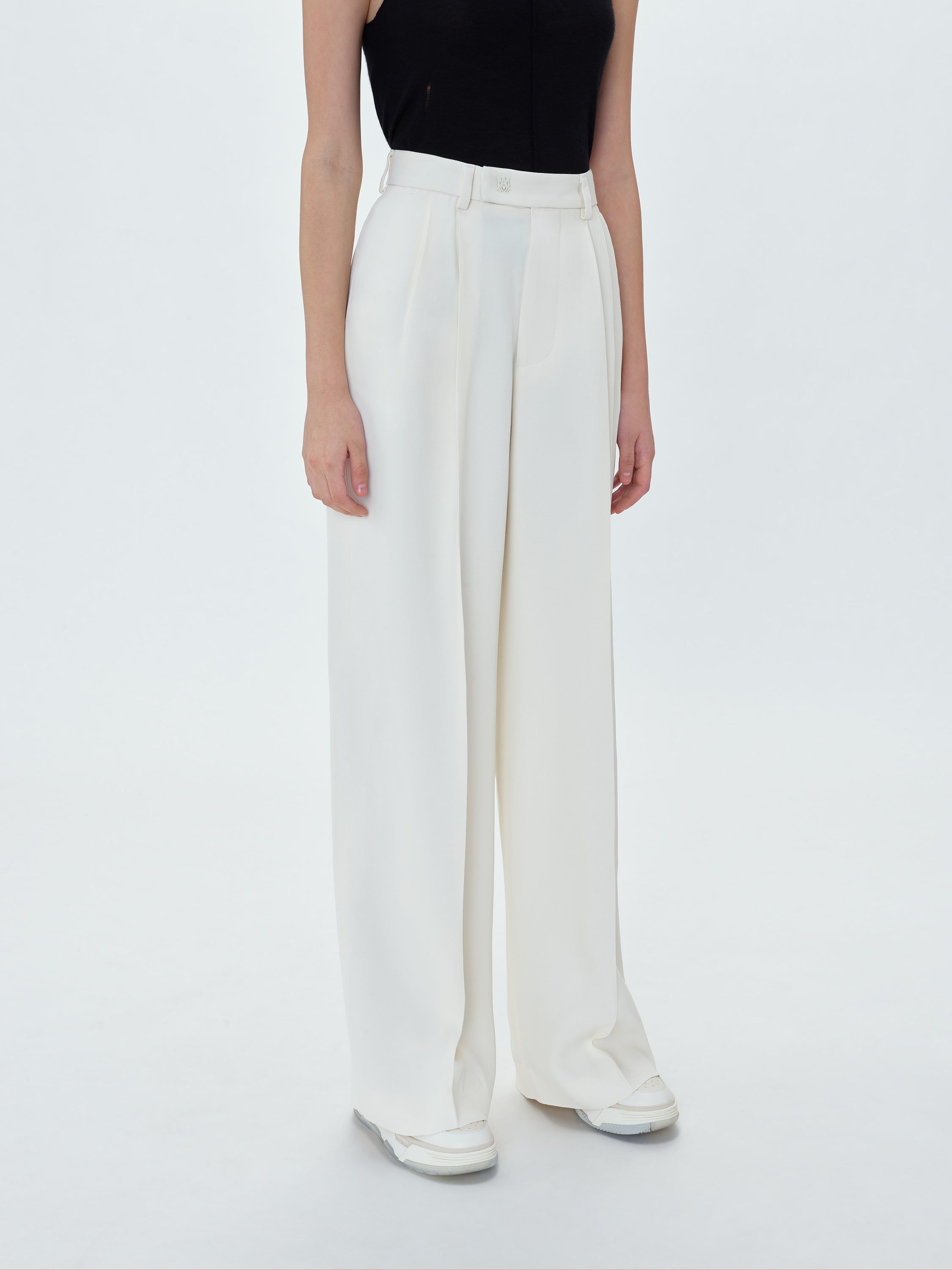 WOMEN - DOUBLE PLEATED TROUSERS - ALABASTER sold by AMIRI product image thumbnail 5