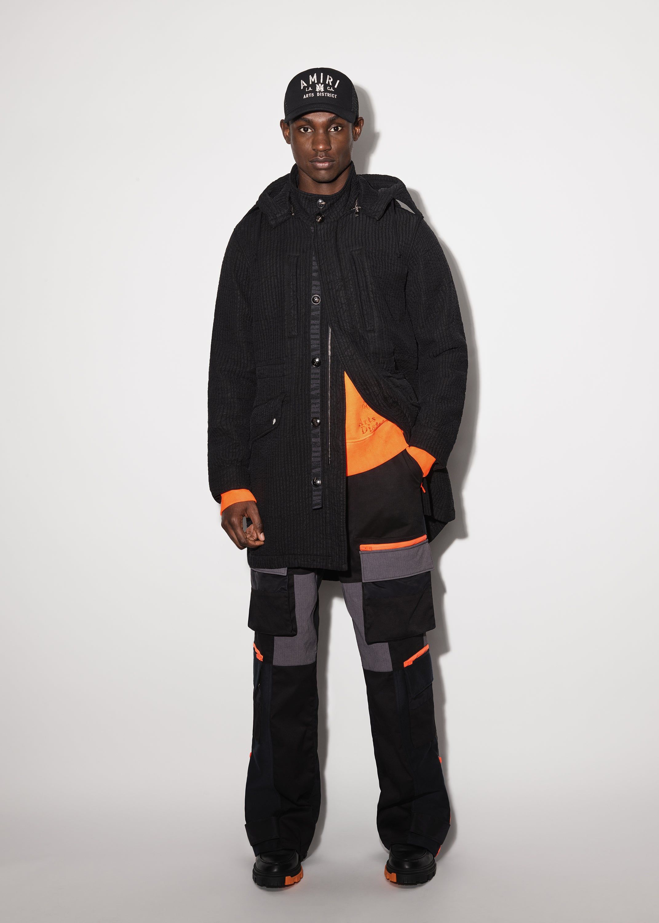 QUILTED FISHTAIL PARKA - BLACK sold by AMIRI product image thumbnail 3