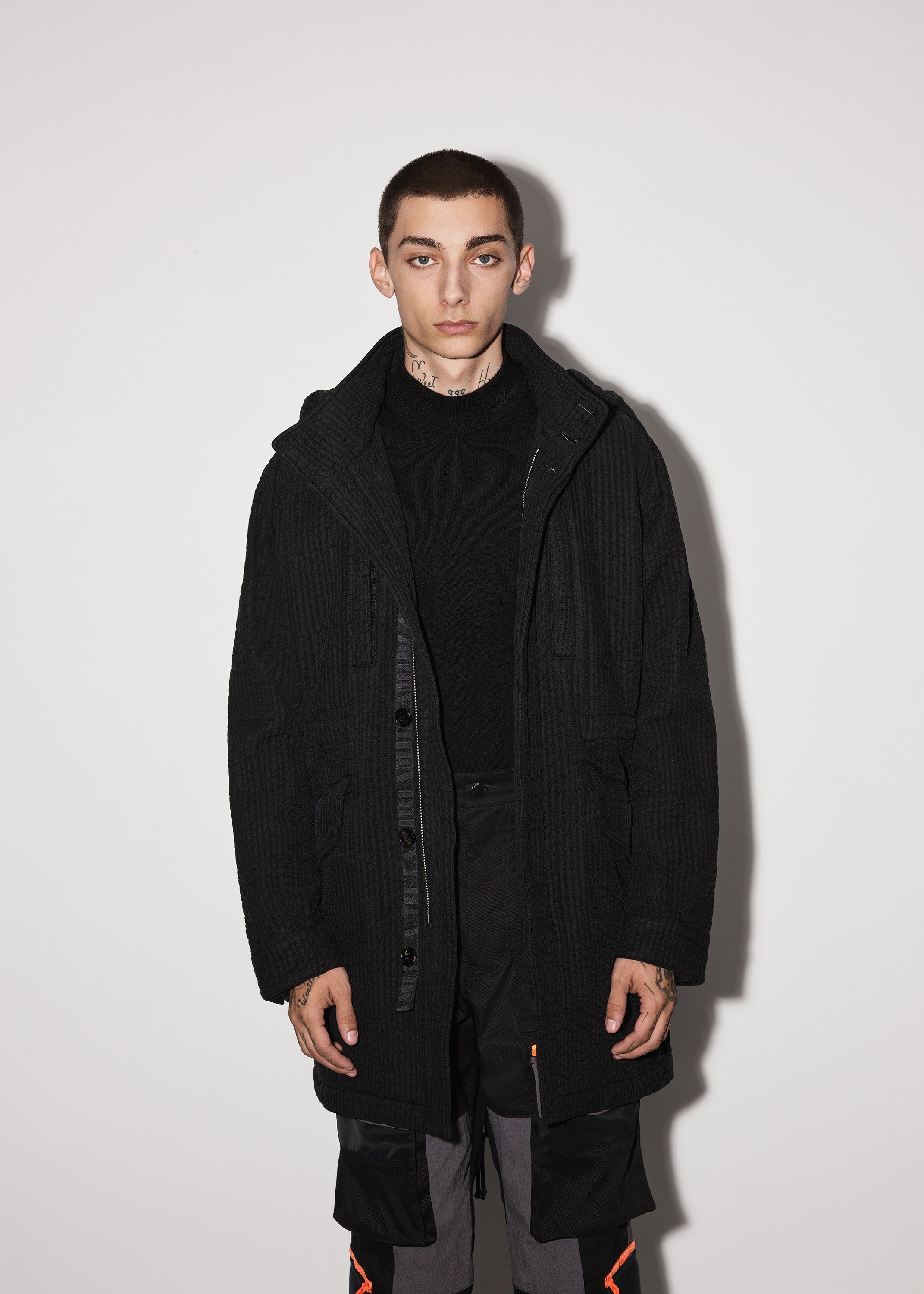 QUILTED FISHTAIL PARKA - BLACK sold by AMIRI product image thumbnail 4