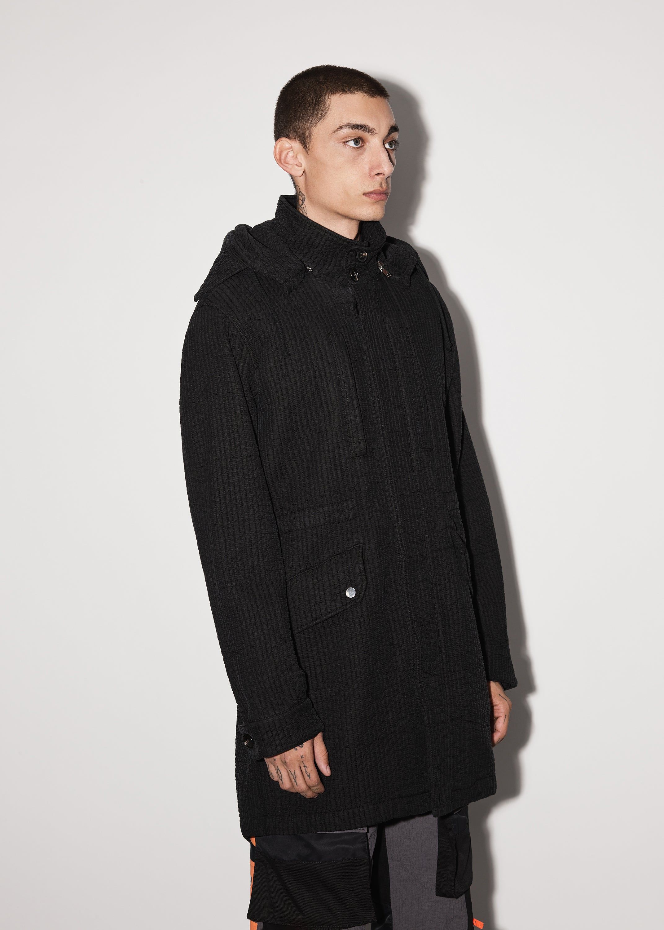 QUILTED FISHTAIL PARKA - BLACK sold by AMIRI product image thumbnail 5