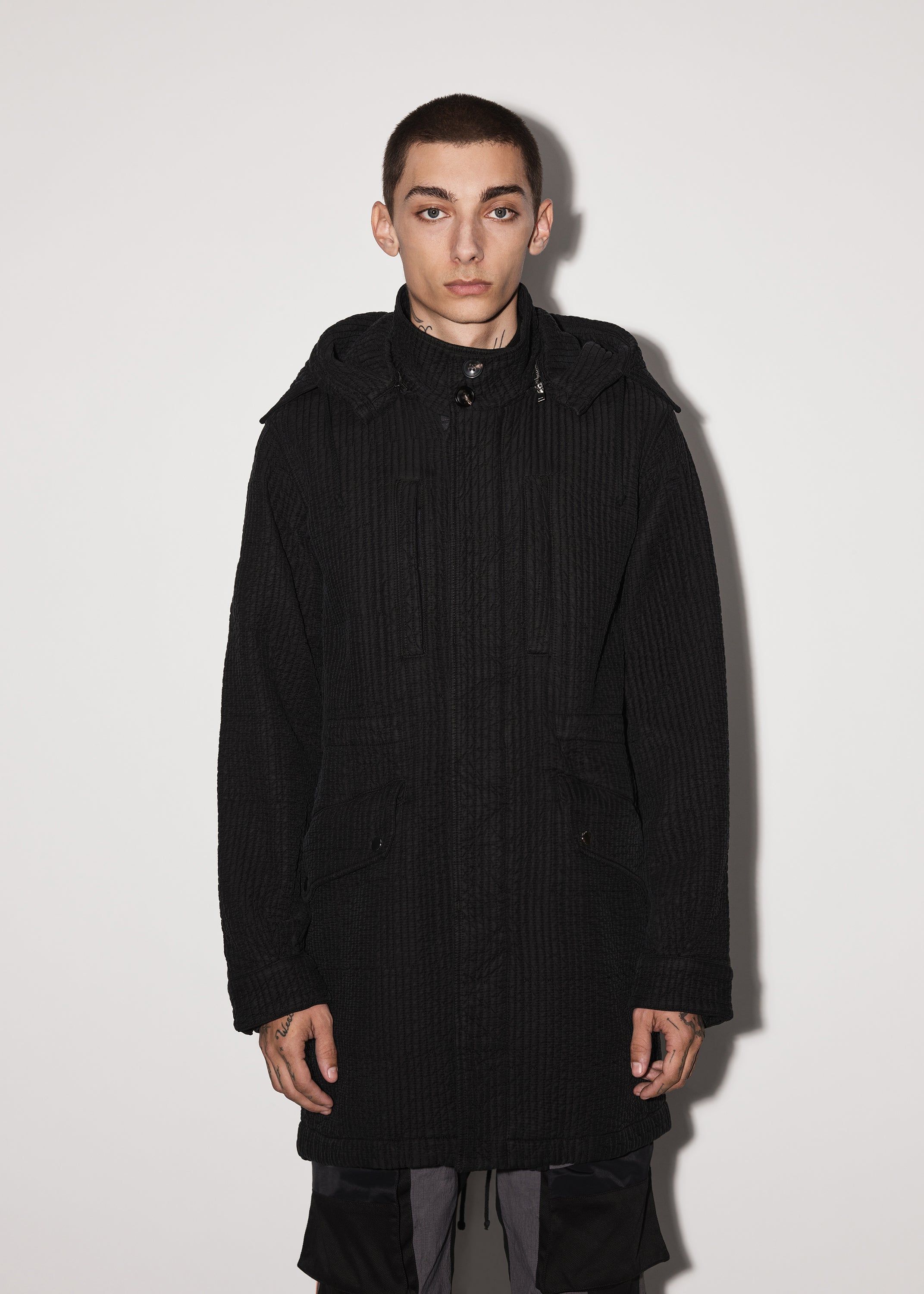 QUILTED FISHTAIL PARKA - BLACK sold by AMIRI product image thumbnail 2