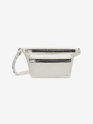 LEATHER BUMBAG - White sold by AMIRI
