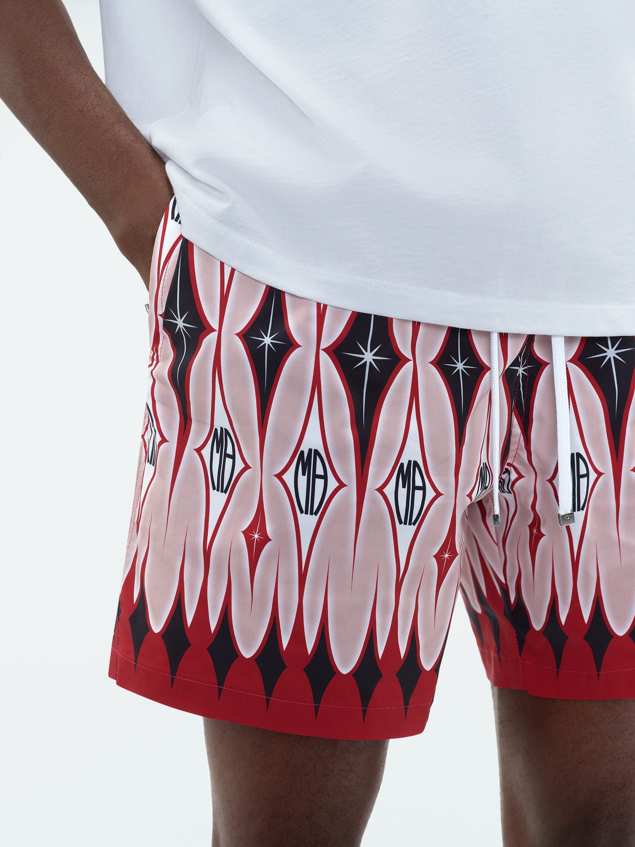 ARGYLE SWIM TRUNK - RED sold by AMIRI product image thumbnail 6