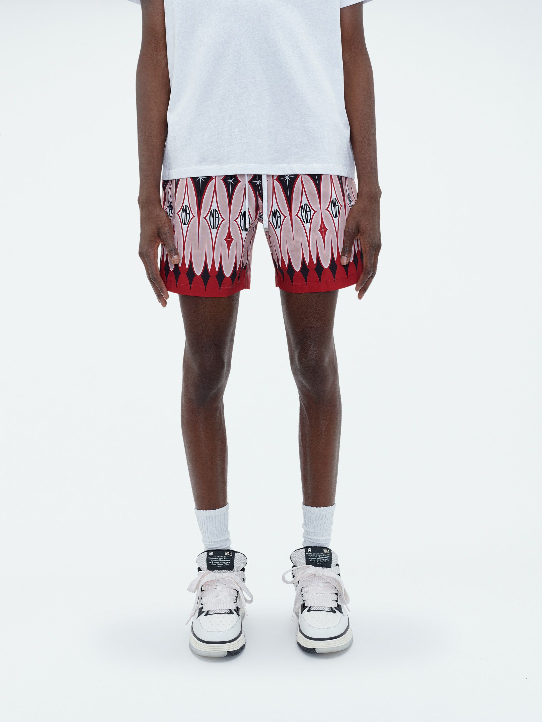 ARGYLE SWIM TRUNK - RED sold by AMIRI product image thumbnail 3