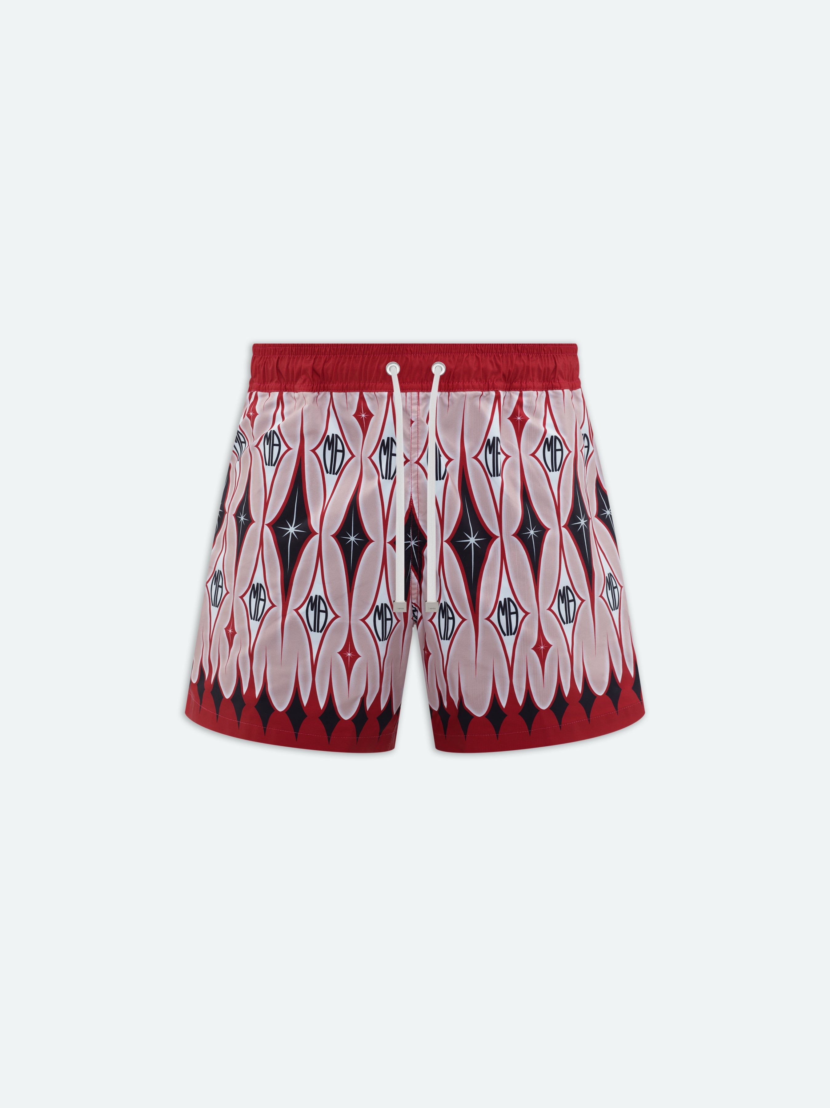 ARGYLE SWIM TRUNK - RED sold by AMIRI