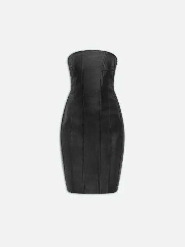 WOMEN - MA BUSTIER MINI DRESS - Black made by AMIRI