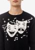 DRAMA CREW SWEATER - BLACK sold by AMIRI