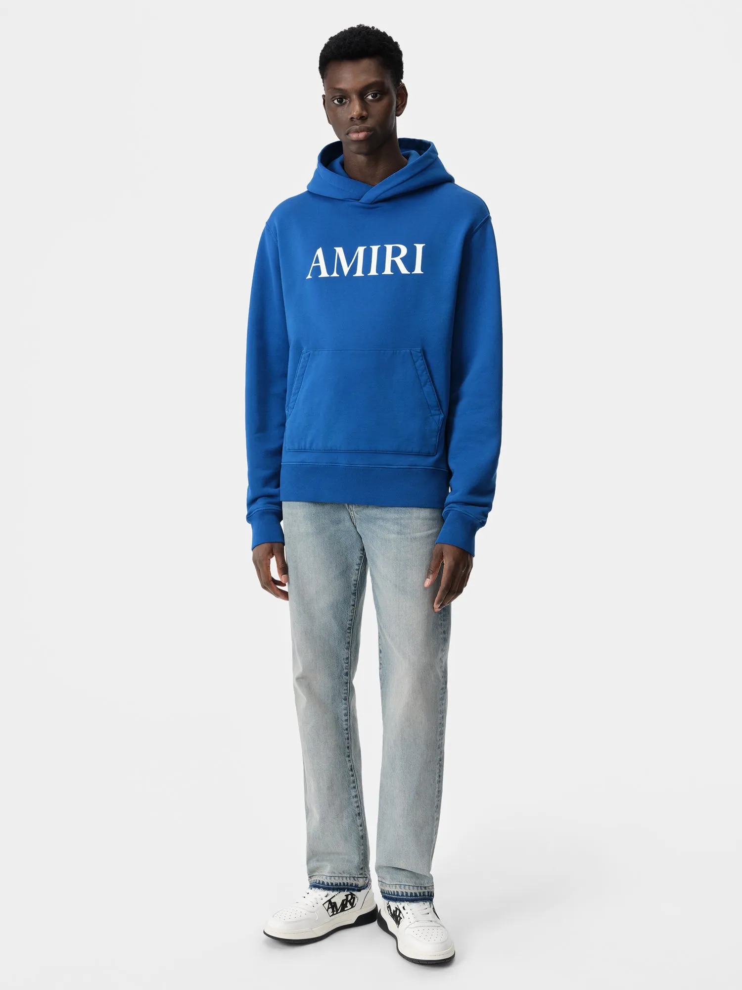 AMIRI CORE LOGO HOODIE - Blue sold by AMIRI