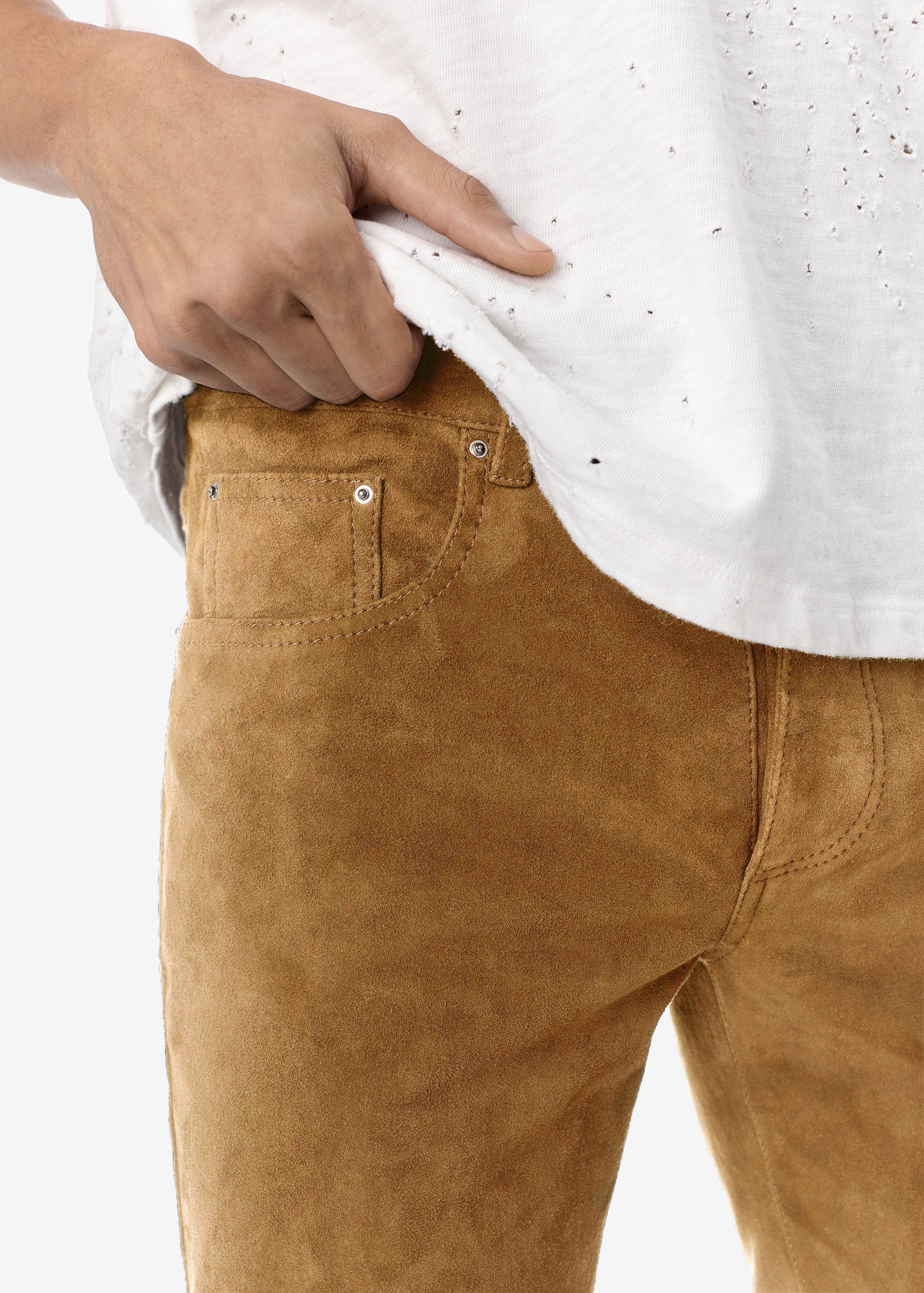 5 POCKET SUEDE PANT - TOBACCO sold by AMIRI product image thumbnail 5