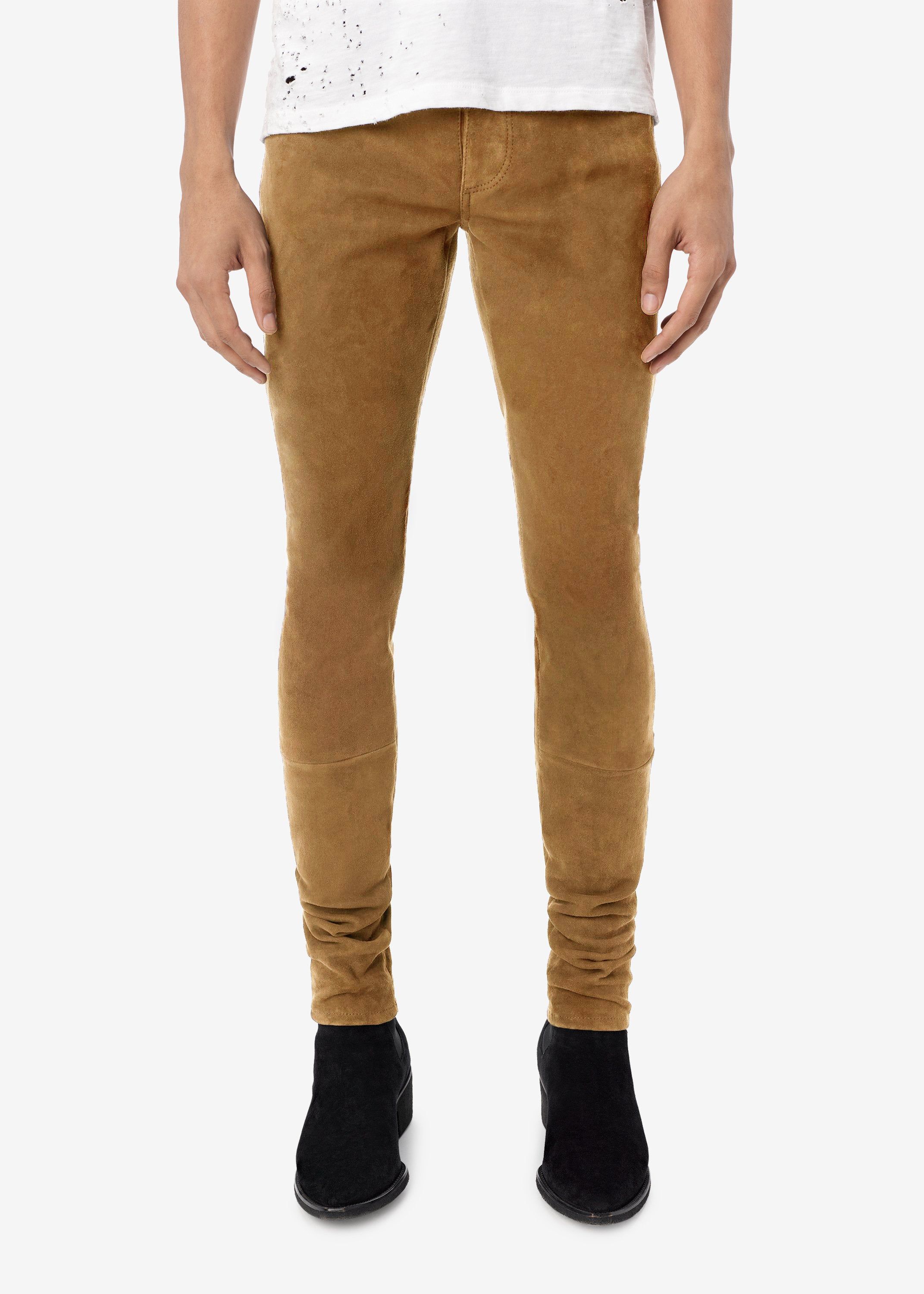 5 POCKET SUEDE PANT - TOBACCO sold by AMIRI product image thumbnail 2