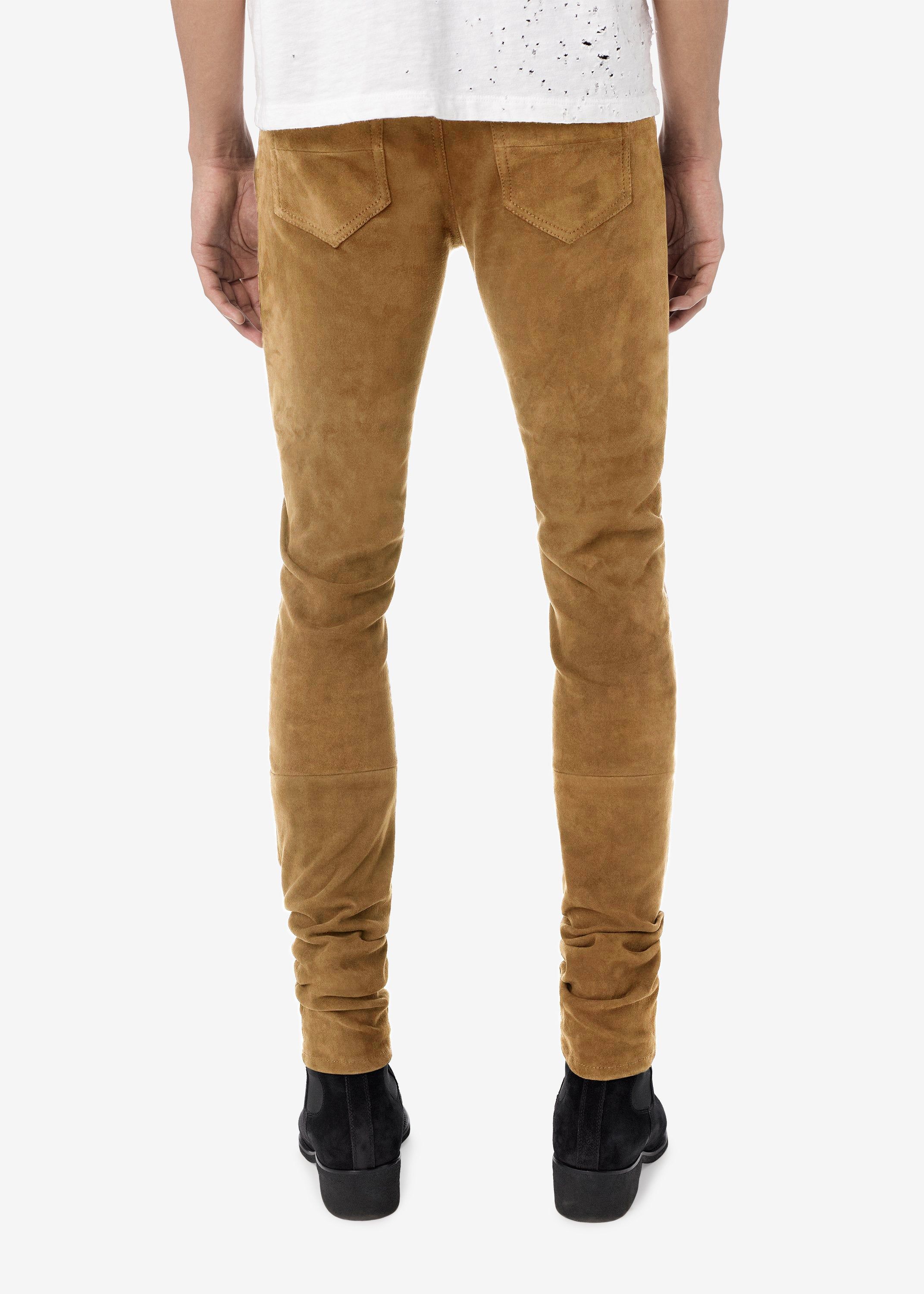 5 POCKET SUEDE PANT - TOBACCO sold by AMIRI product image thumbnail 4