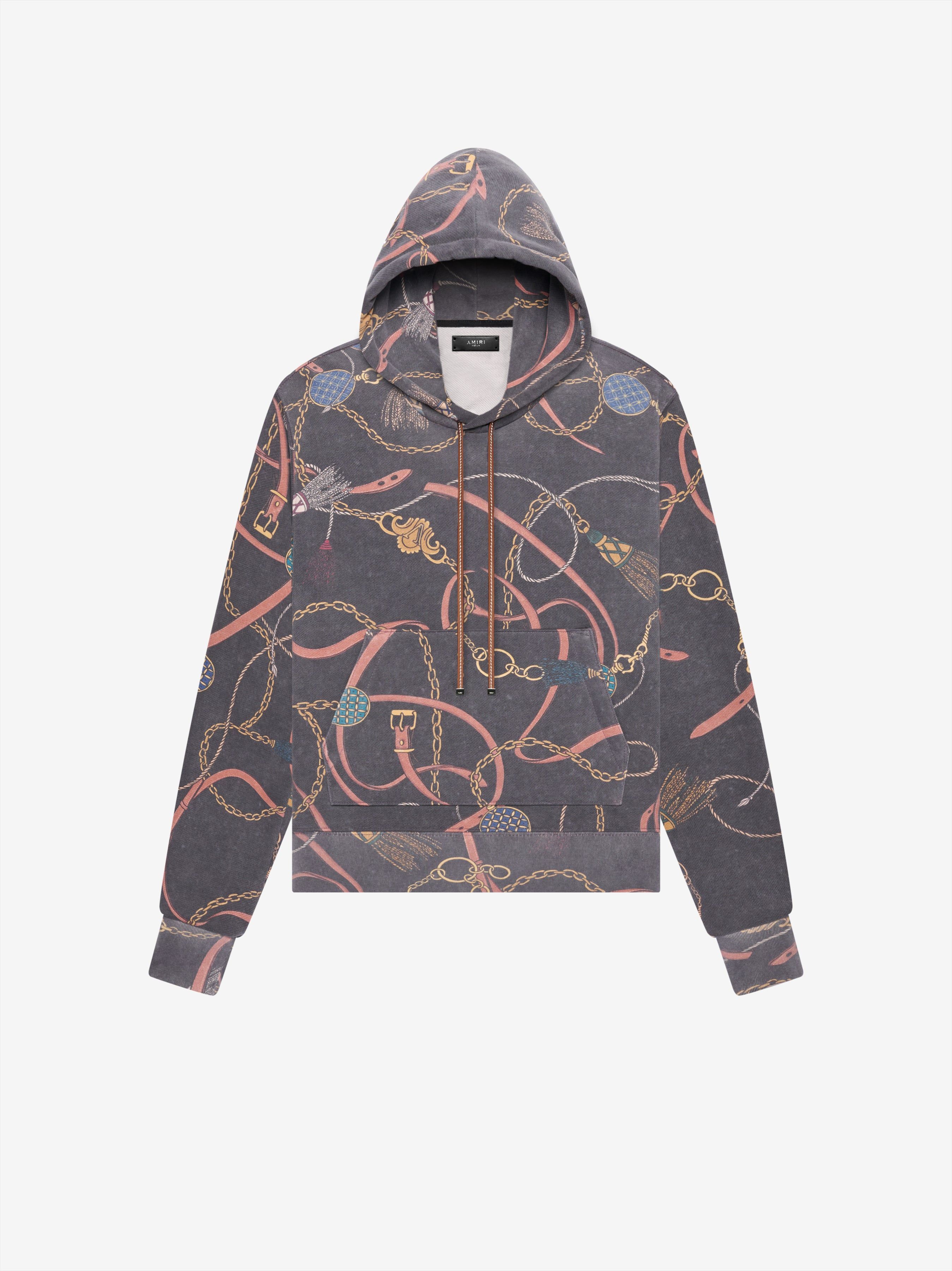 Tassels Printed Hoodie - Black sold by AMIRI