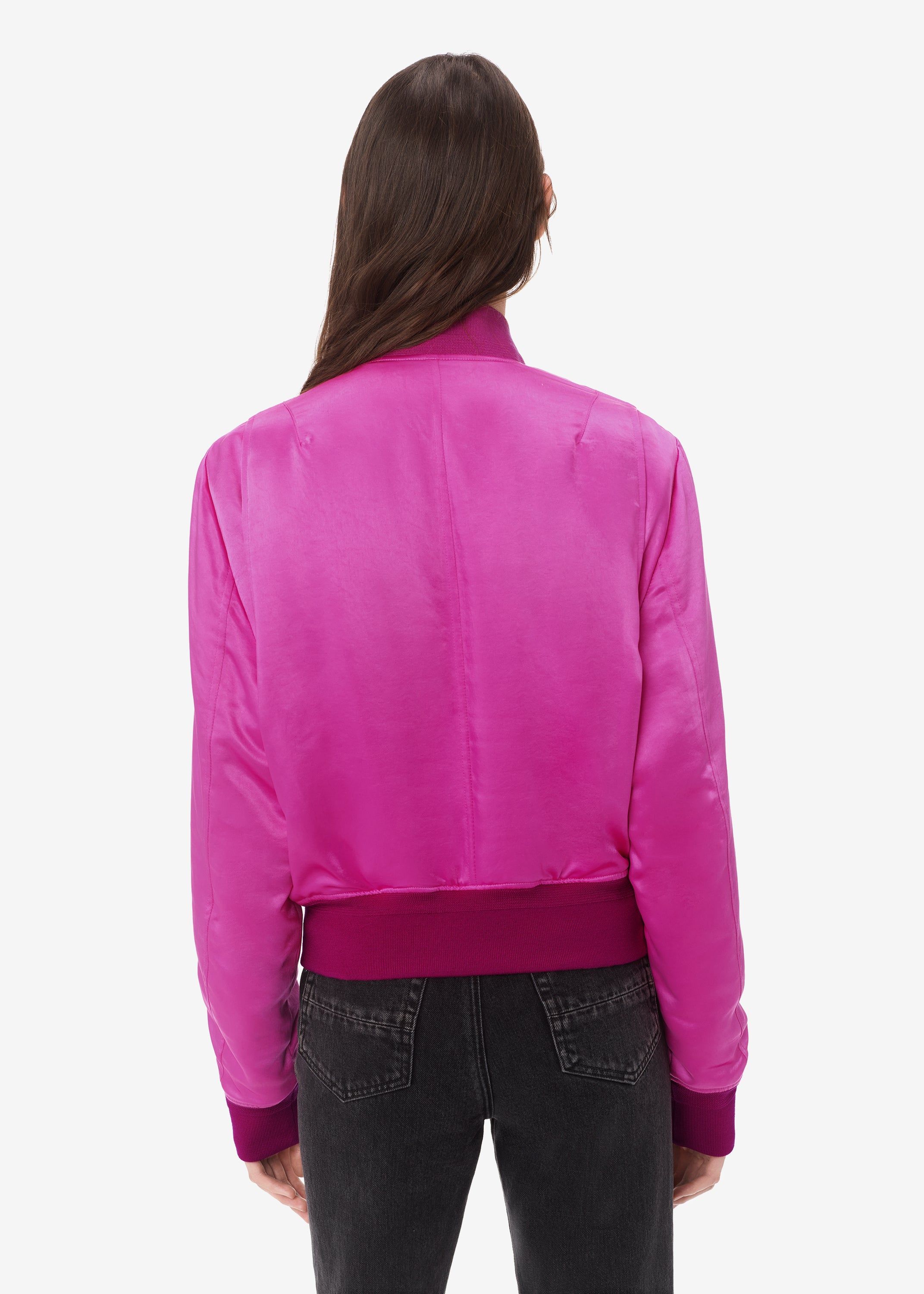 WOMEN - SATIN BOMBER - PINK sold by AMIRI product image thumbnail 4