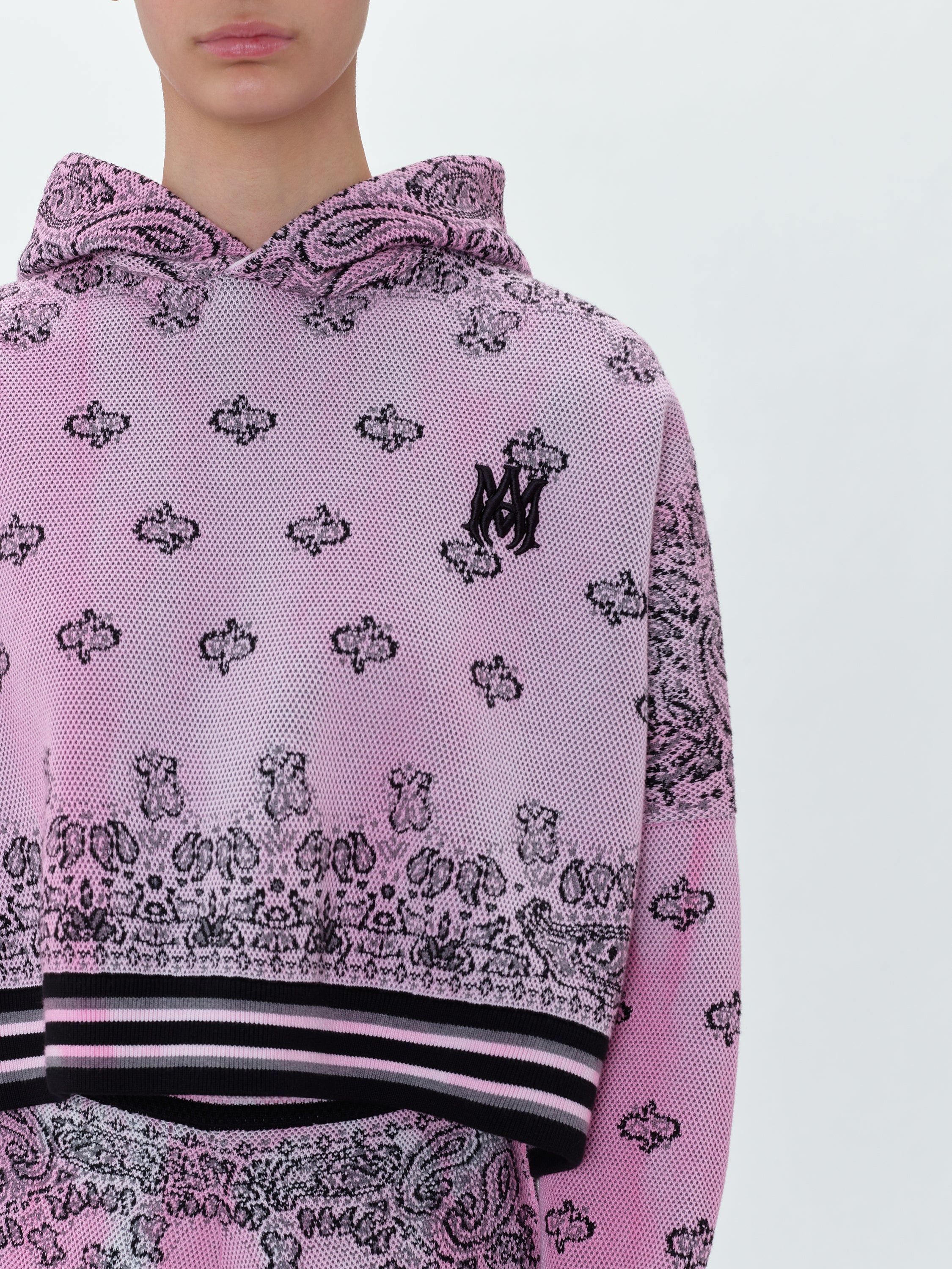 WOMEN - BANDANA BASKETBALL HOODIE - PINK sold by AMIRI product image thumbnail 5