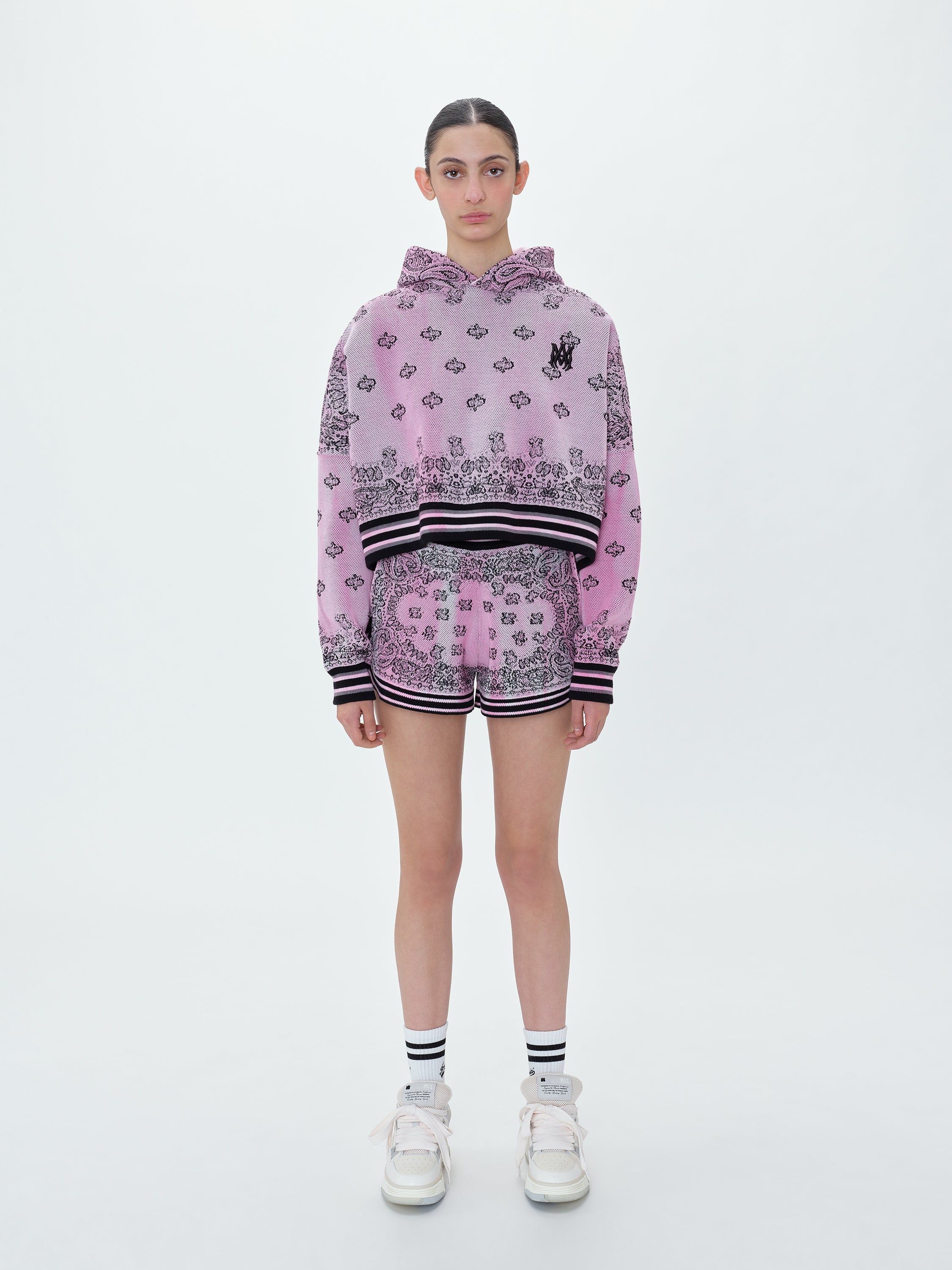 WOMEN - BANDANA BASKETBALL HOODIE - PINK sold by AMIRI product image thumbnail 2