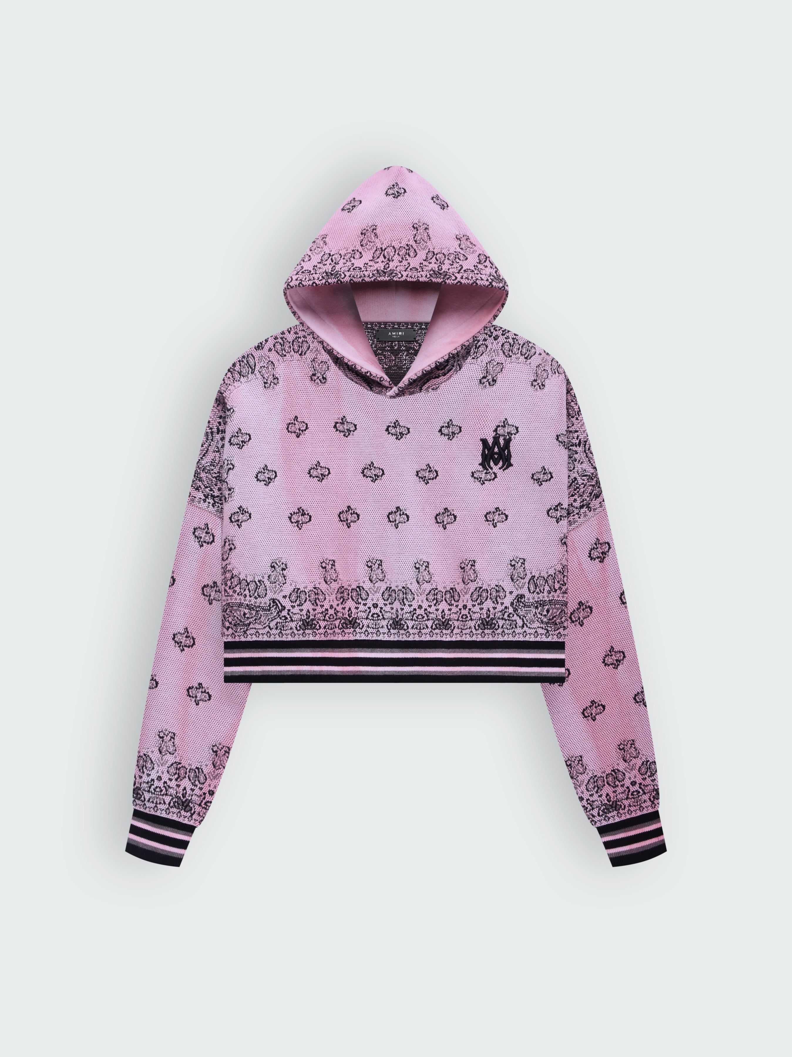 WOMEN - BANDANA BASKETBALL HOODIE - PINK sold by AMIRI